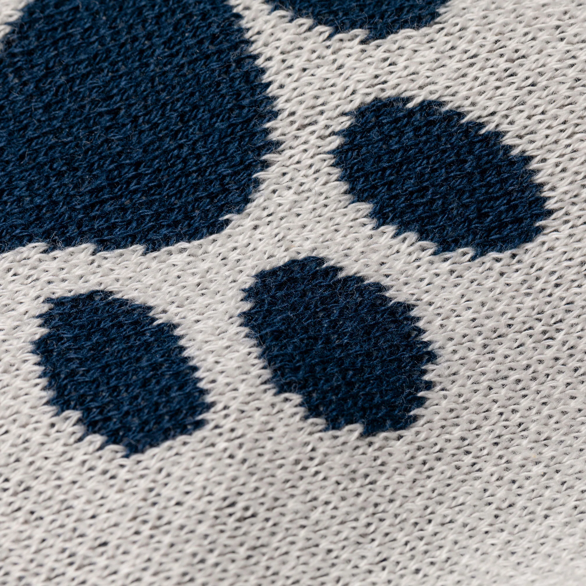 Paw Print Cotton Knit Throw - Image 5