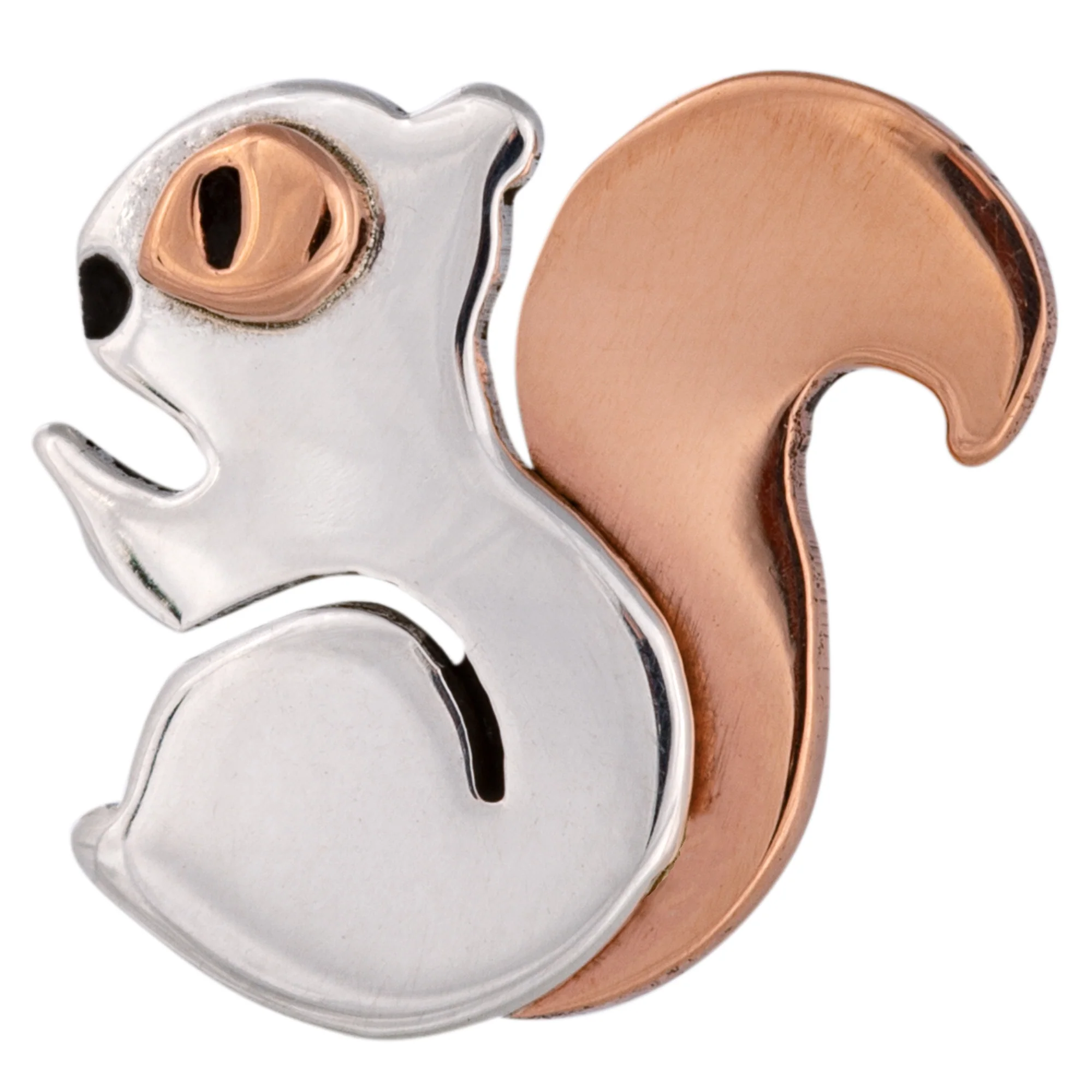 Squirrel Mixed Metal Earrings - Image 3