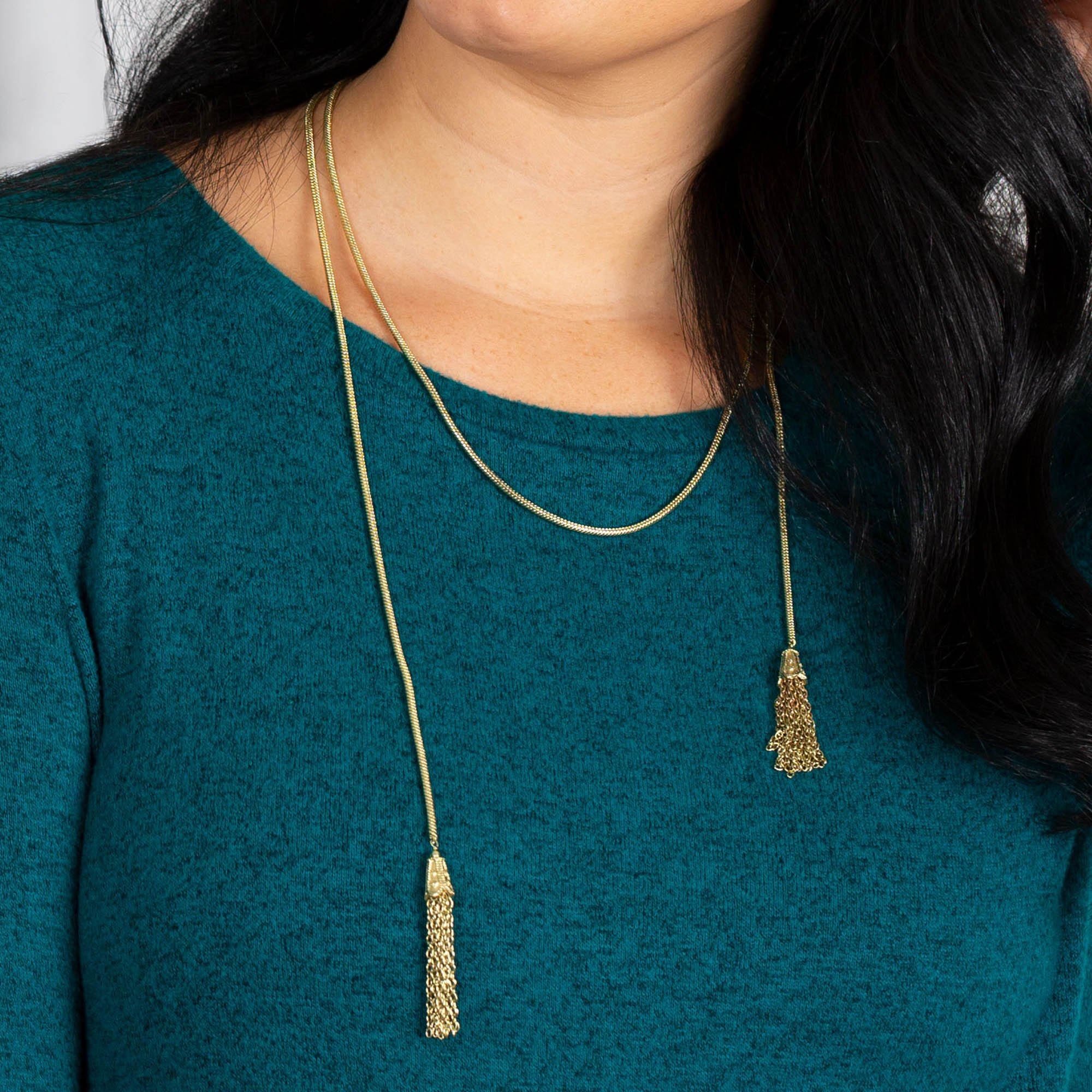 Gia Rope Gold-Tone Necklace - Image 3