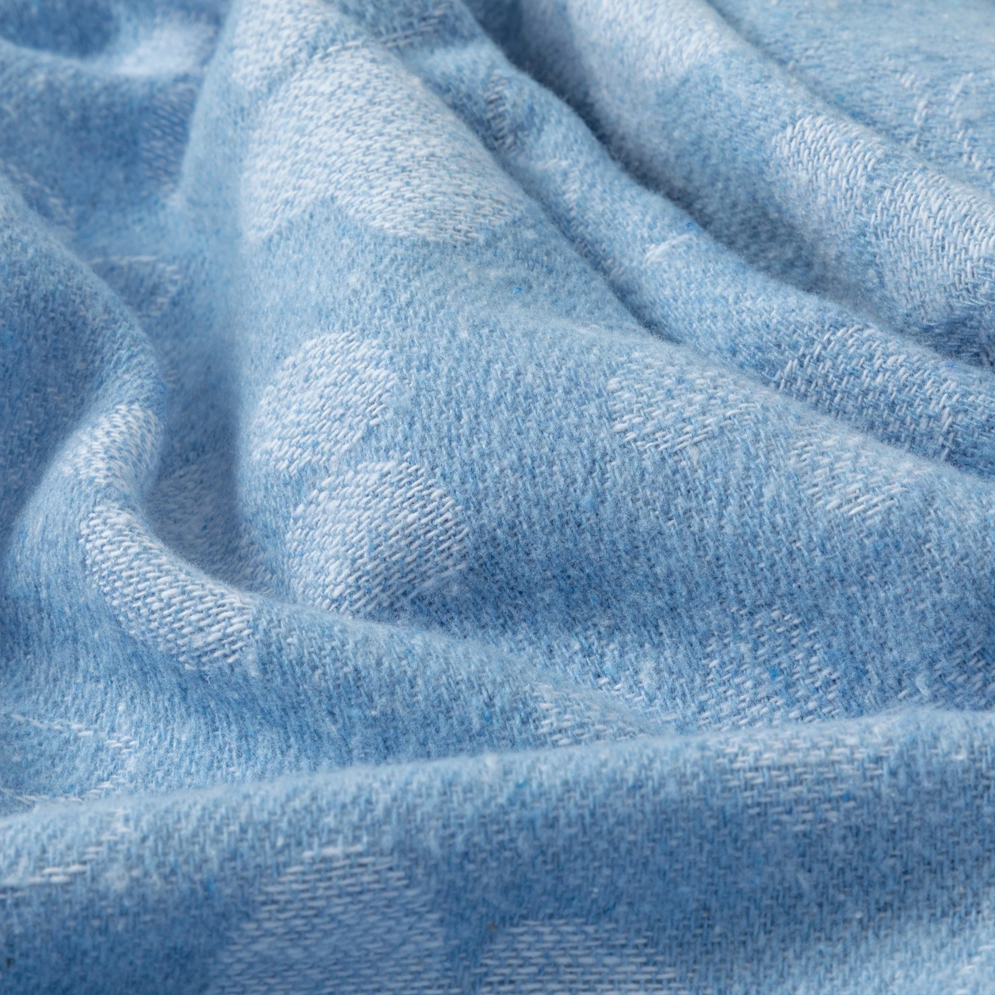 Paw Print Cotton Blend Throw Blanket with Fringe - 70” x 56” - Image 10