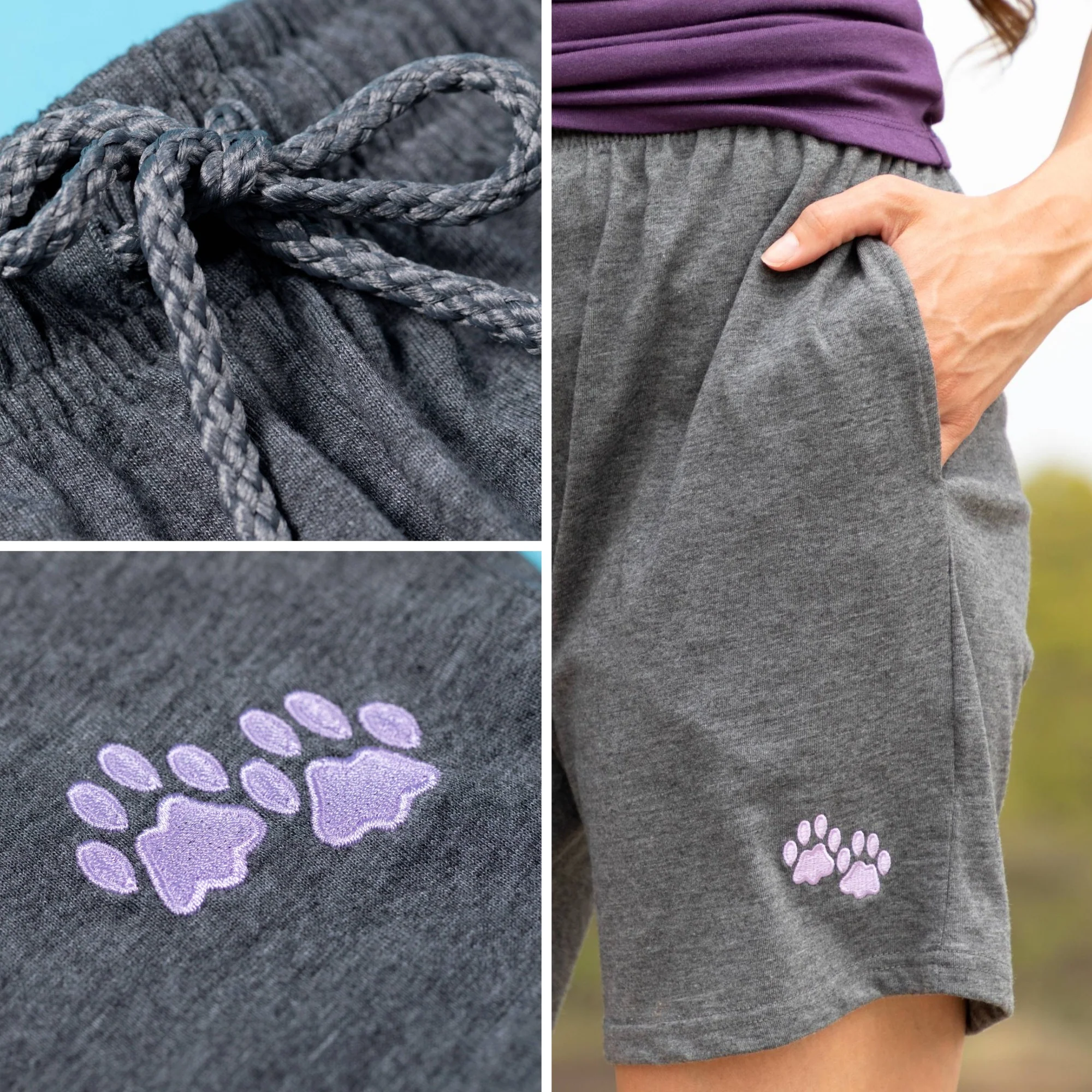 Purple Paw Women's Casual Shorts - Image 9