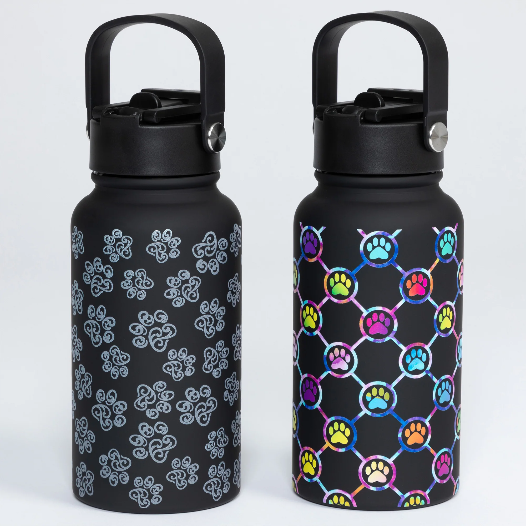 Double Wall Stainless Steel Paw Print Tumbler - 22 oz - Image 21