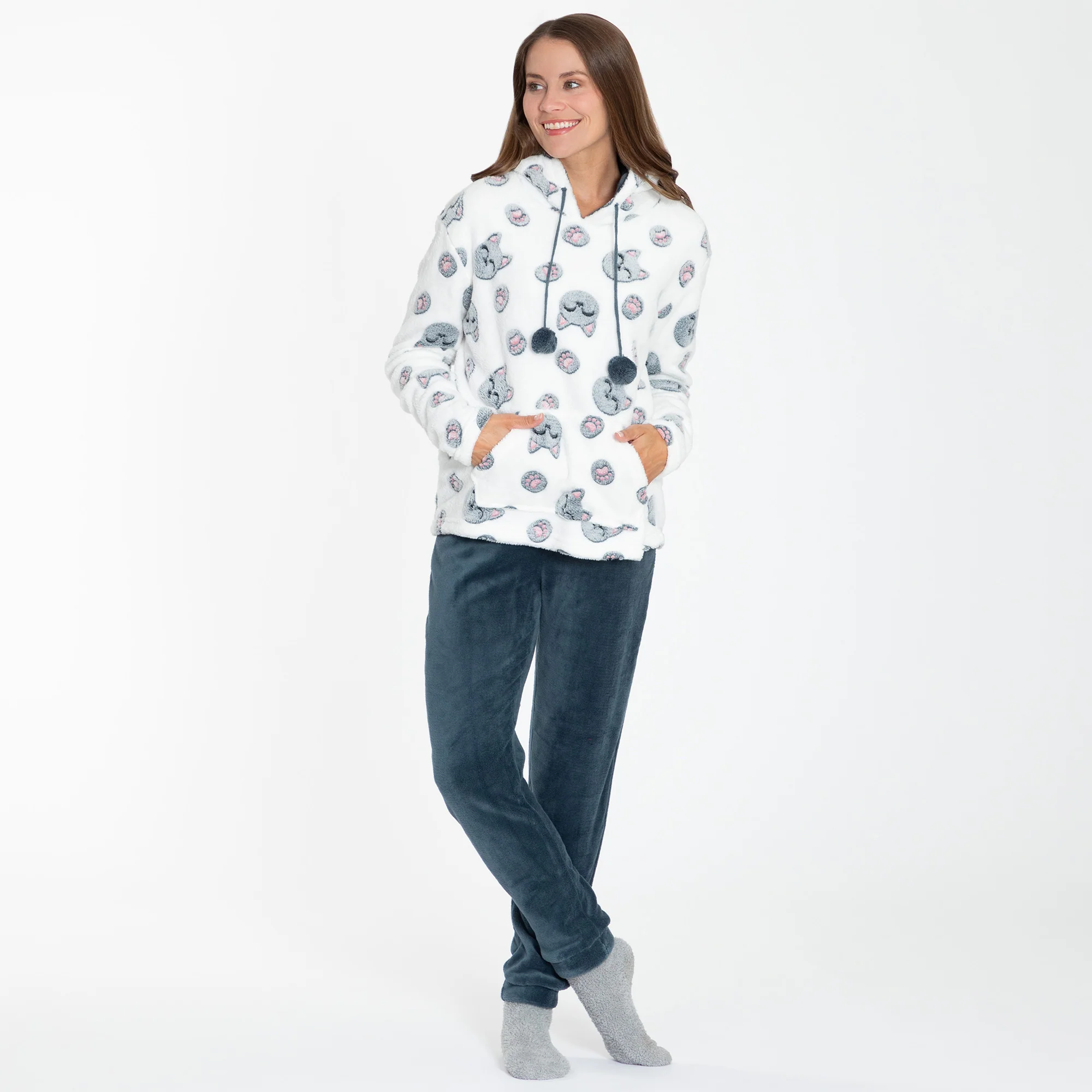 Super Cozy&trade; Cat & Paw Loungewear Set - Image 10