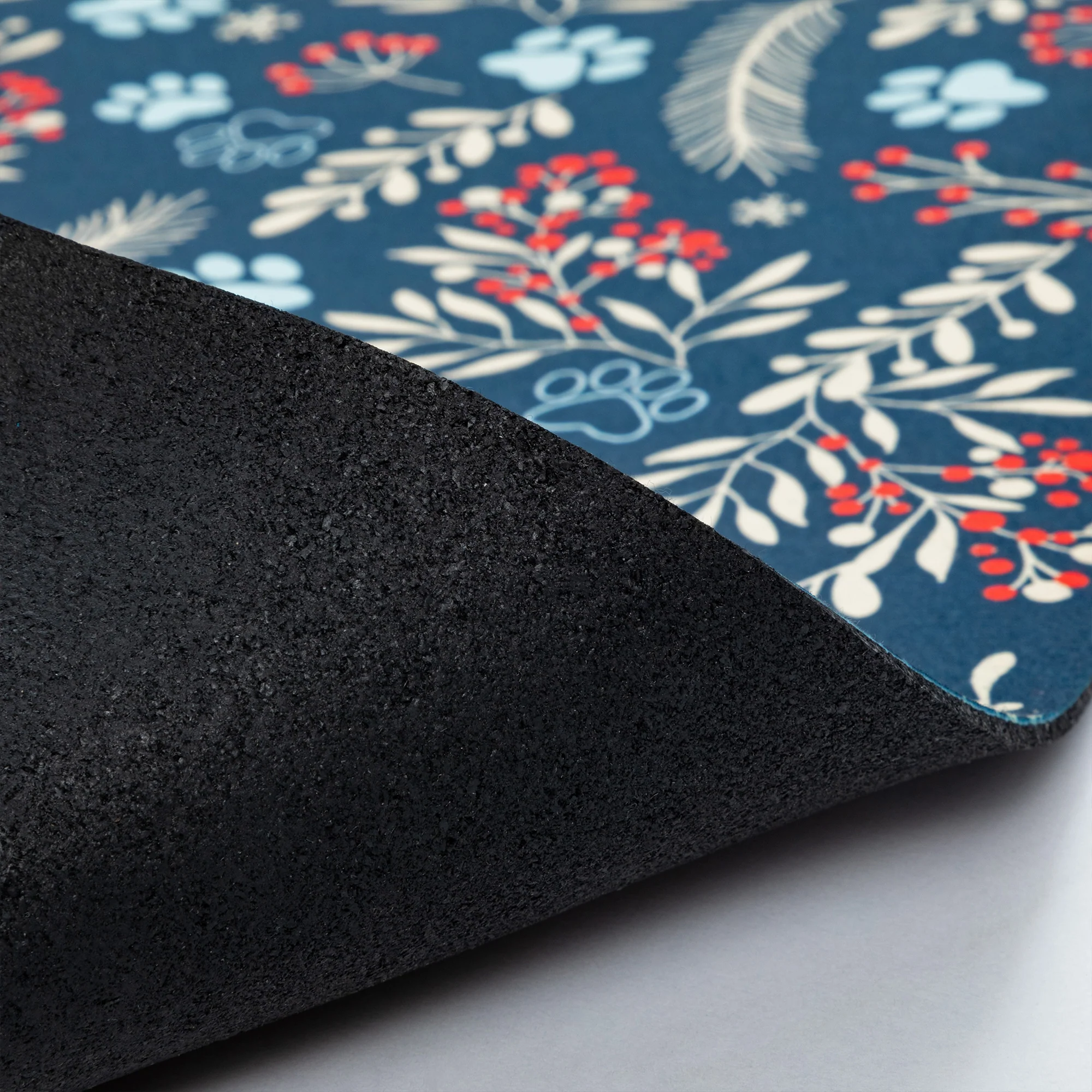 Winter Sprigs & Paws Indoor Outdoor Mat - Image 4