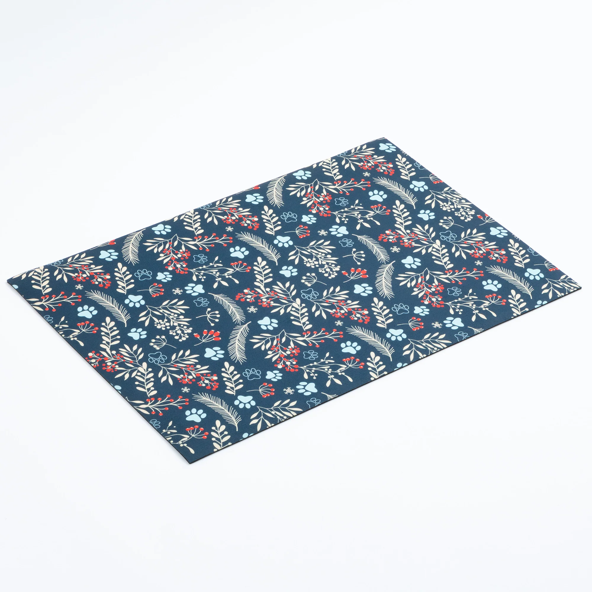 Winter Sprigs & Paws Indoor Outdoor Mat - Image 5