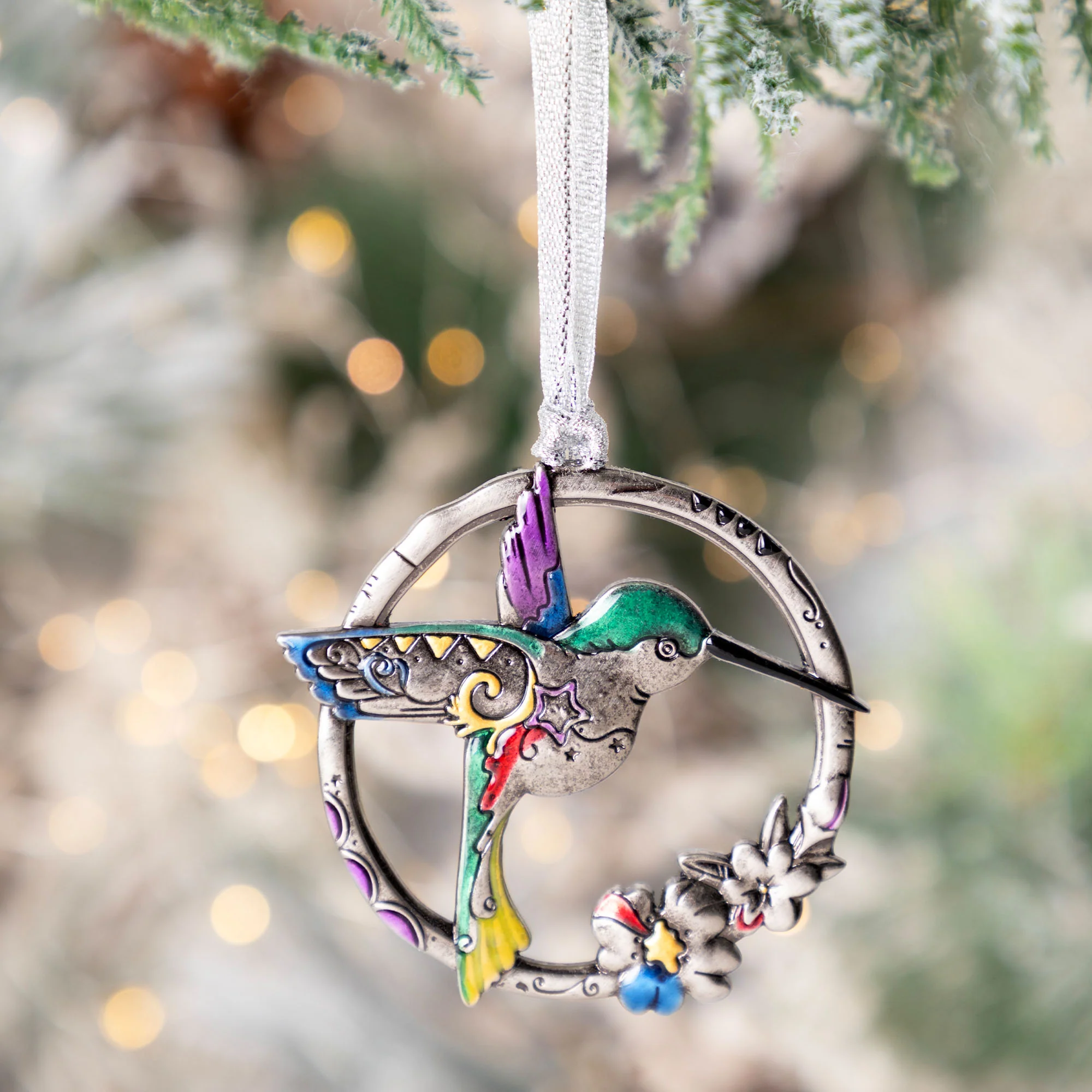 Splash of Color Beautiful Bird Ornament - Image 3