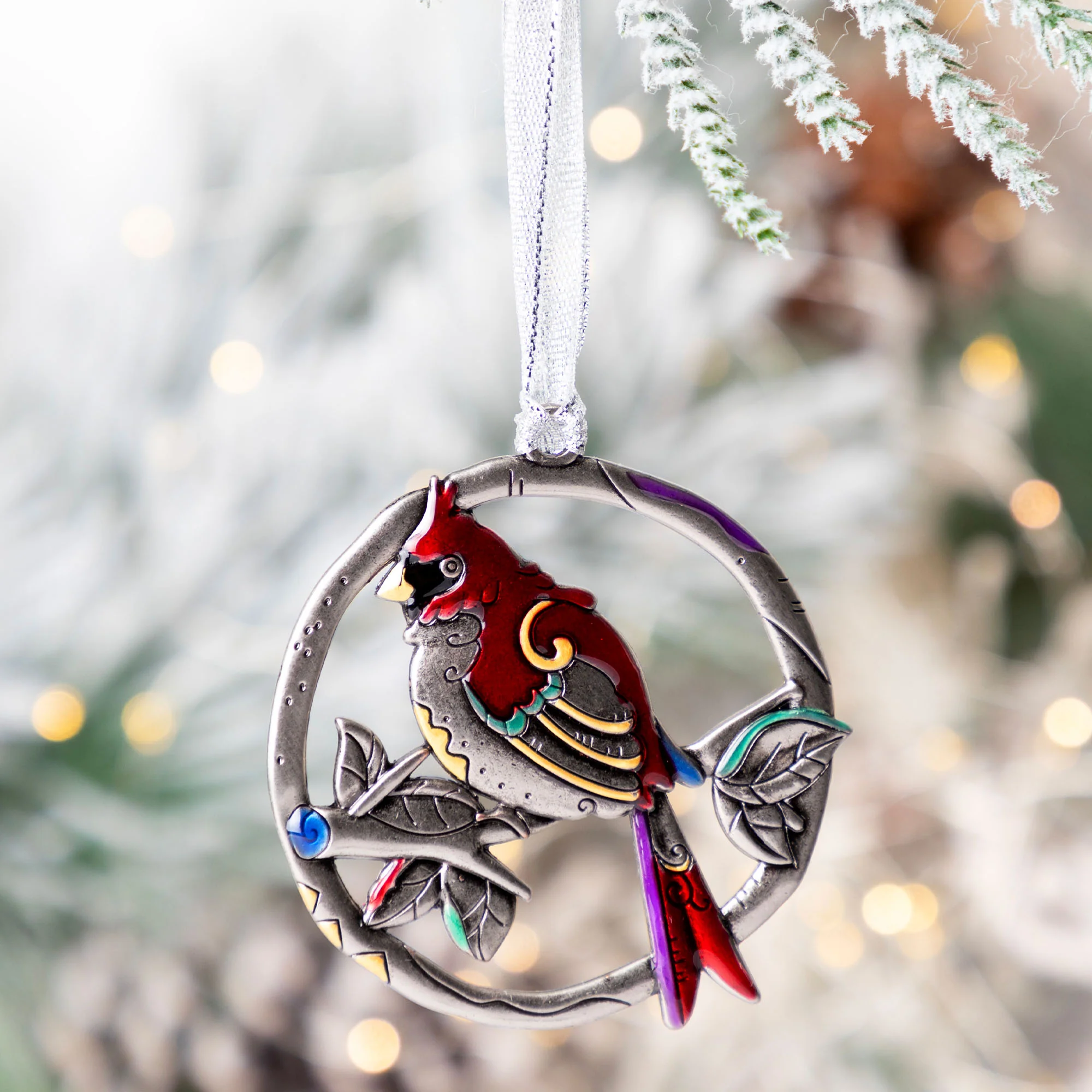 Splash of Color Beautiful Bird Ornament - Image 6