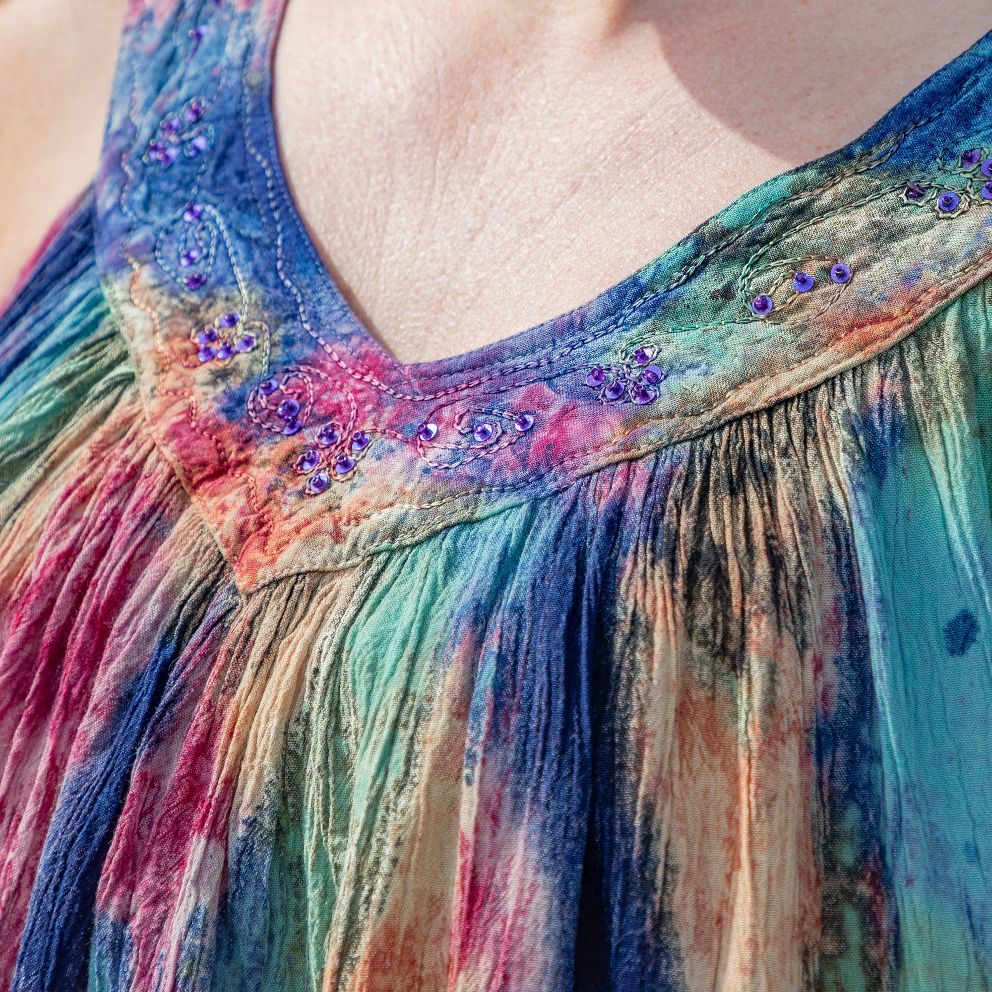 Beaded Swirl Sleeveless Tunic - Image 2