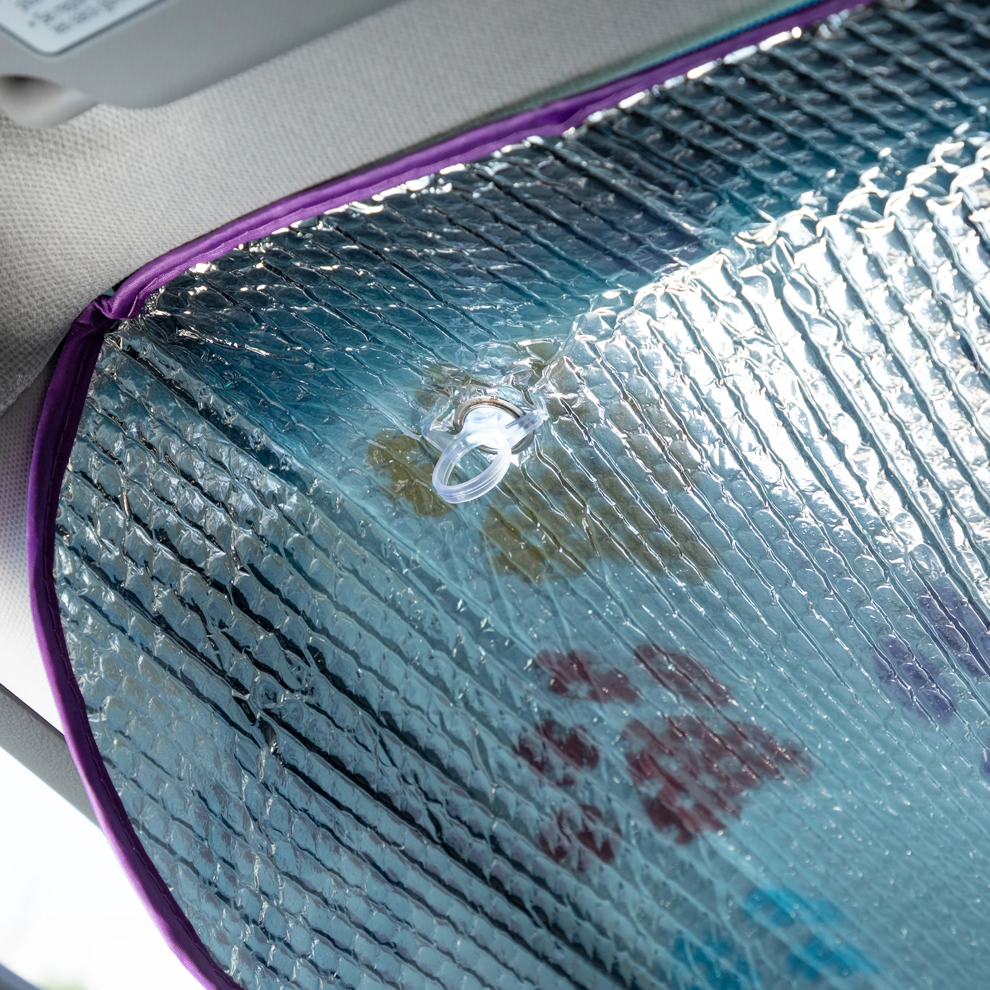 Paw Print Foldable Windshield Sun Shade - 3 Piece Set - Image 11