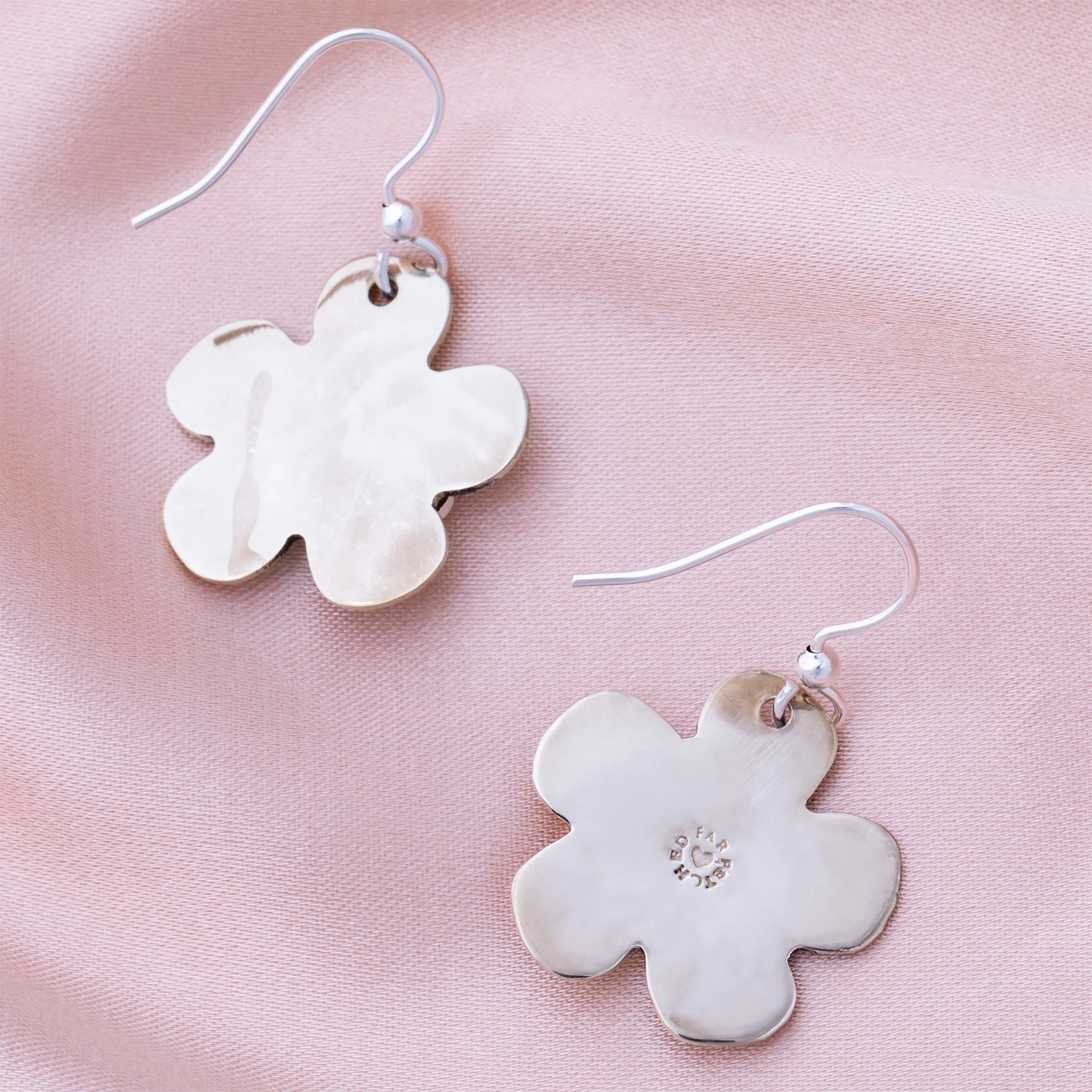Daisy & Bee Mixed Metal Earrings - Image 3
