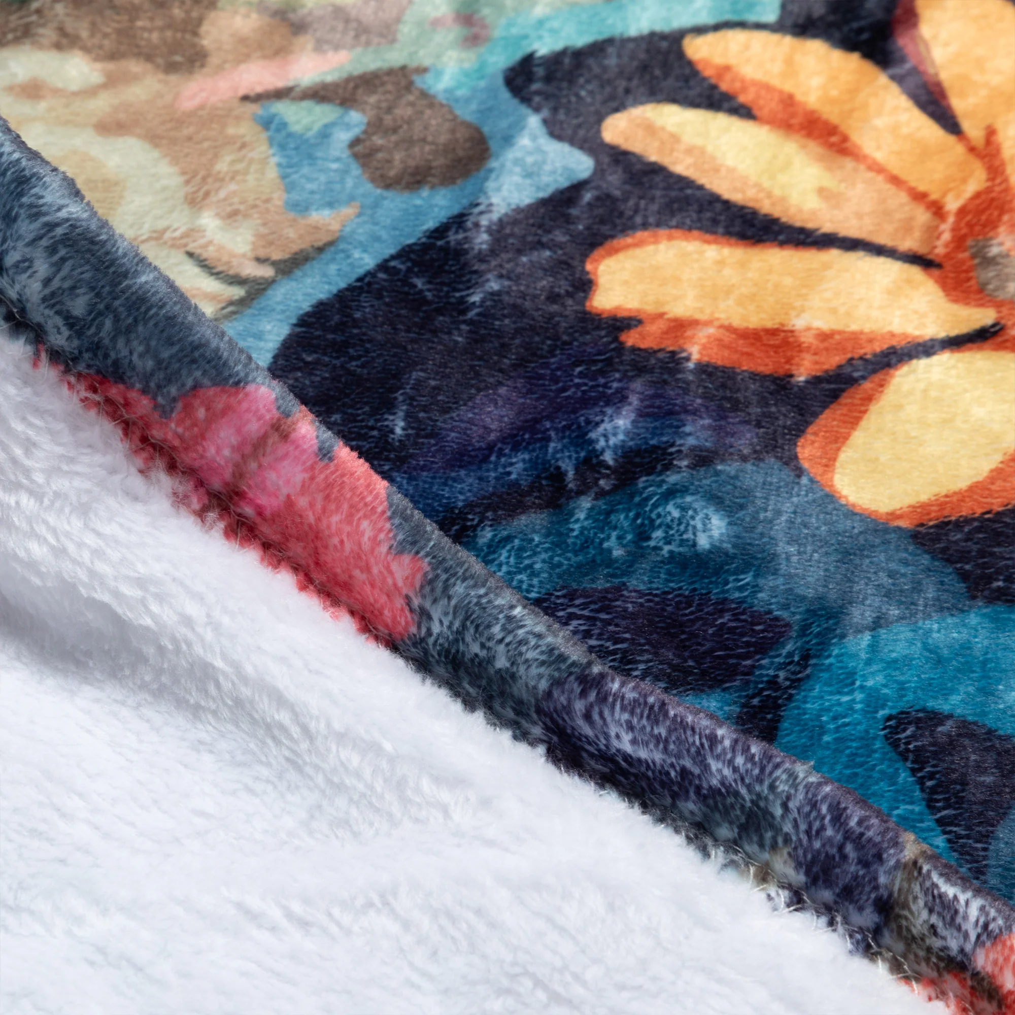 Hippie Cat Throw Blanket - Image 6