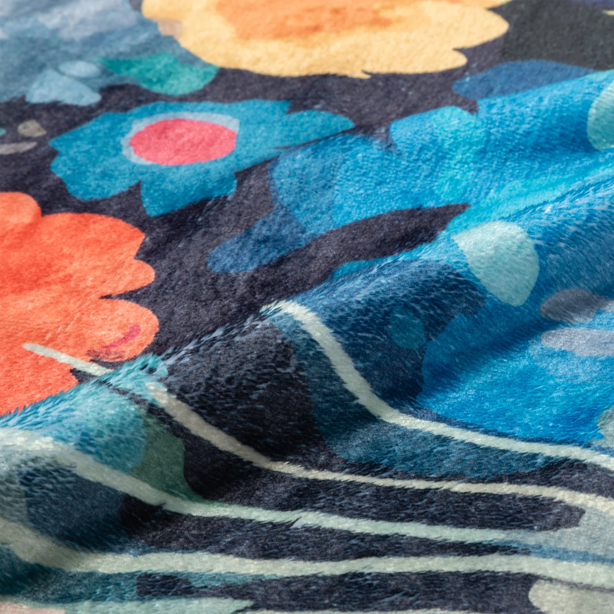 Hippie Cat Throw Blanket - Image 9