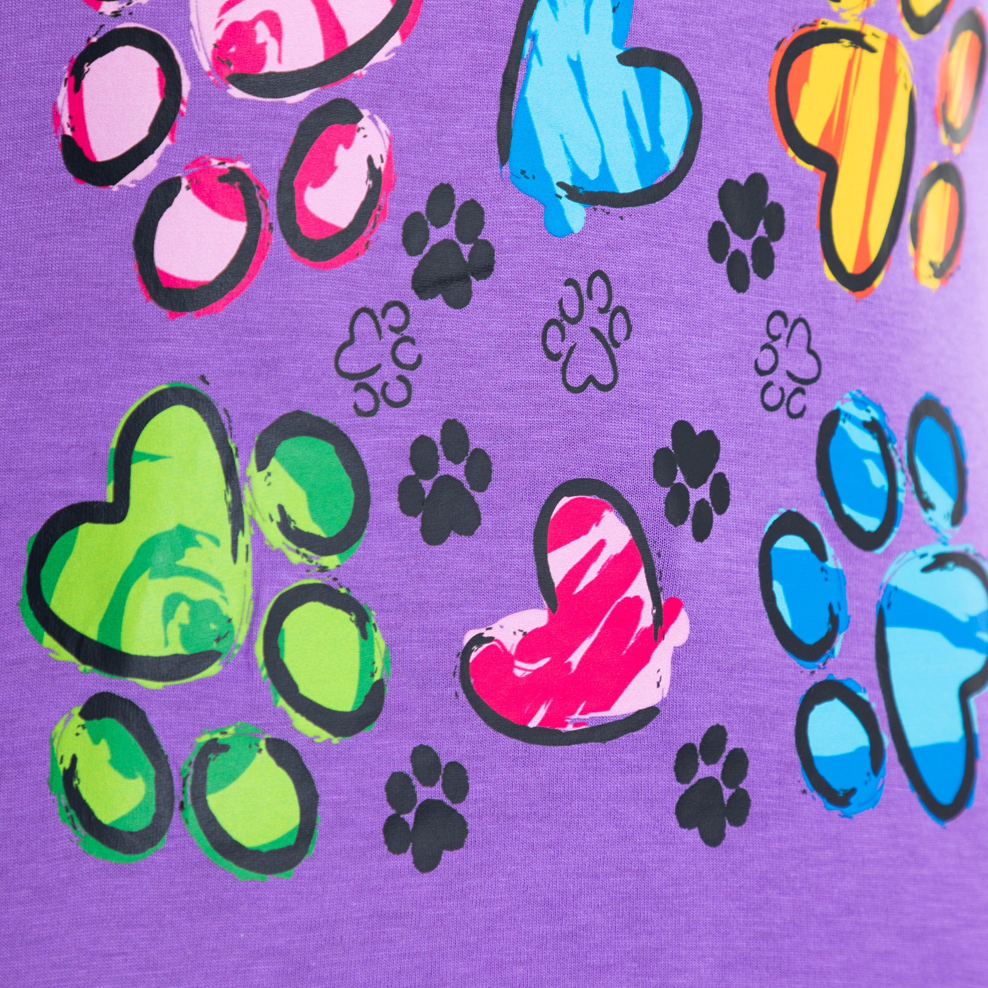 Paw Splatter Long Sleeve Tee - Image 2