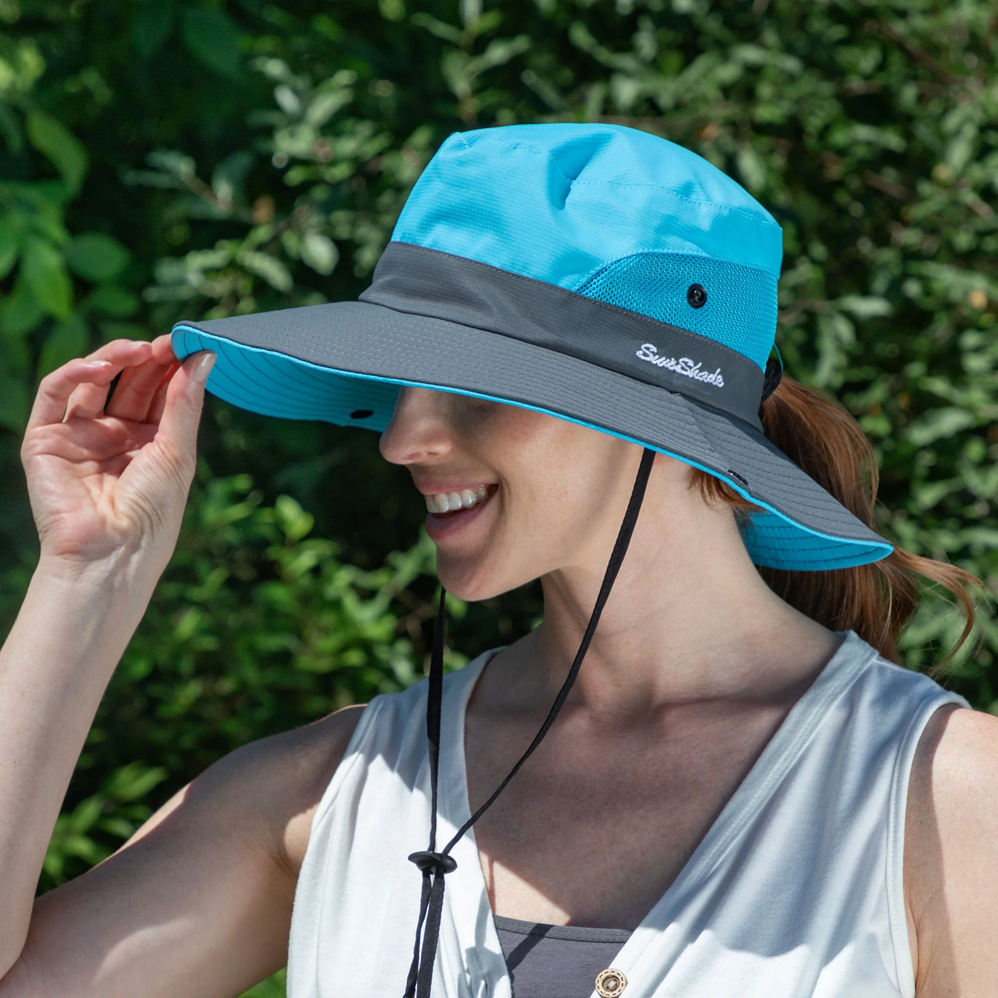 Breathable Sun Hat With Ponytail Hole - Image 10