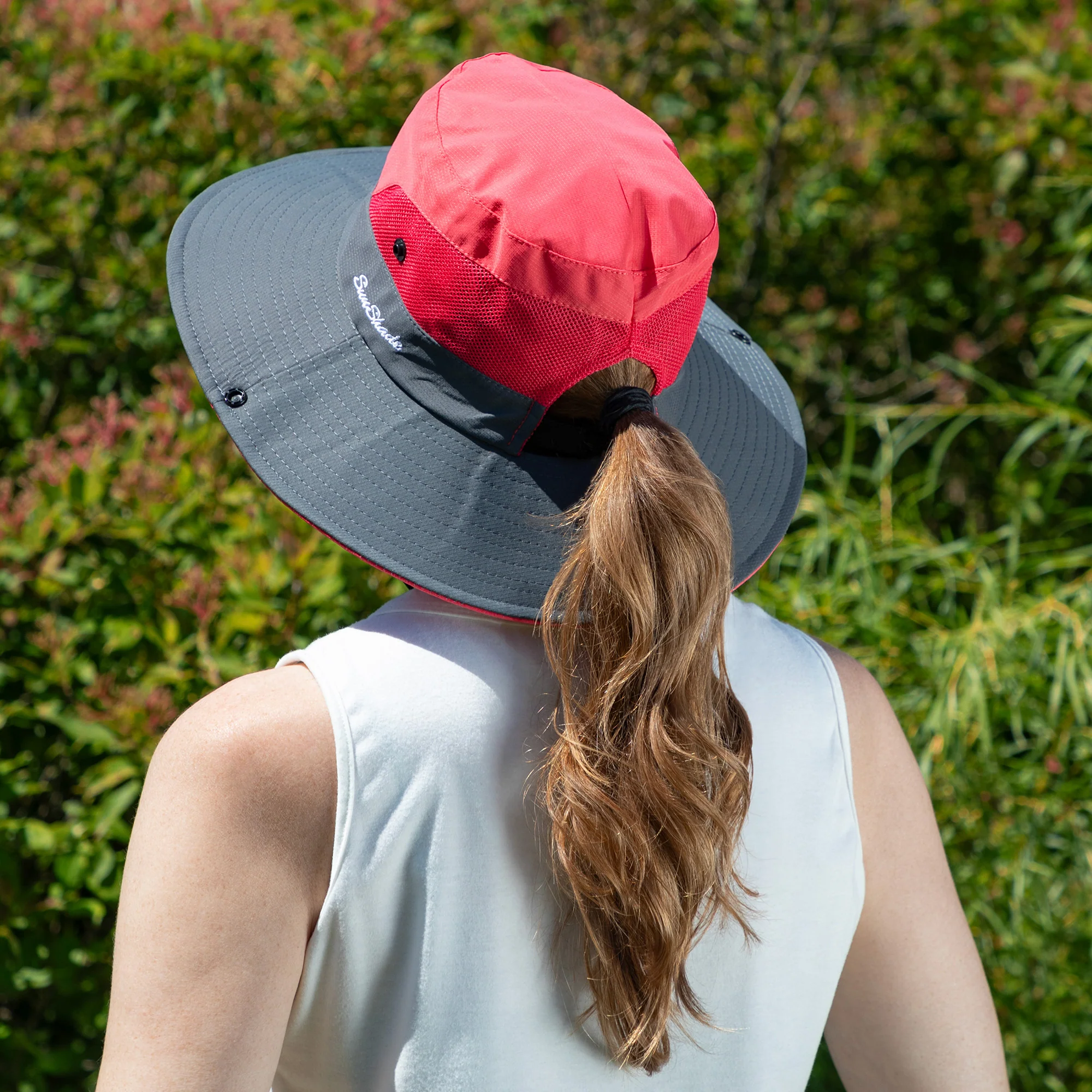 Breathable Sun Hat With Ponytail Hole - Image 23