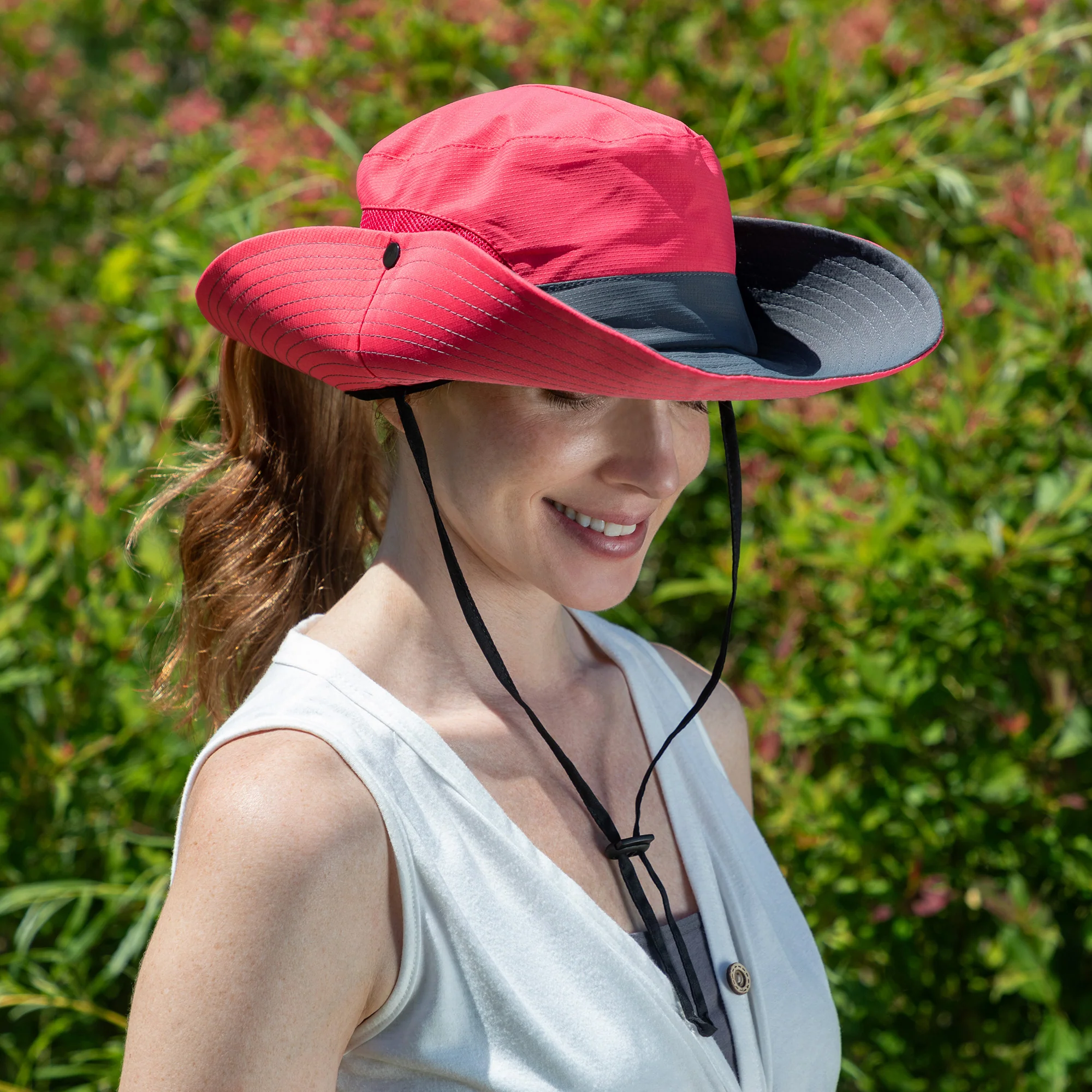Breathable Sun Hat With Ponytail Hole - Image 24