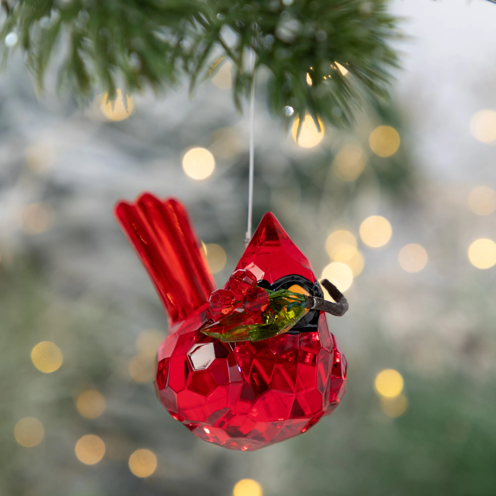 Sweet Birds & Mistletoe Sparkle Ornament - Image 7