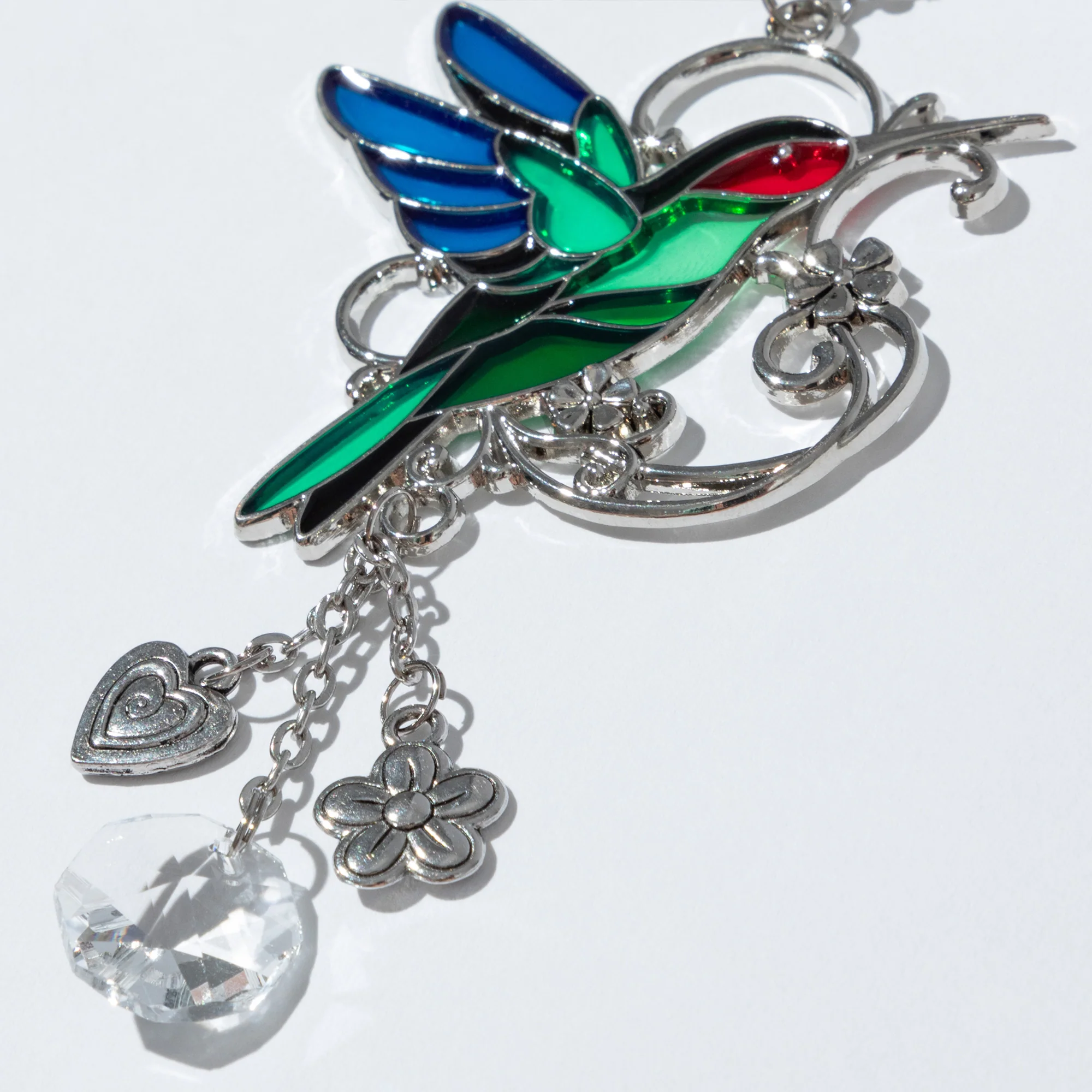 Colorful Animal Sun Catcher Faux Stained Glass Car Charm Decoration - Image 12