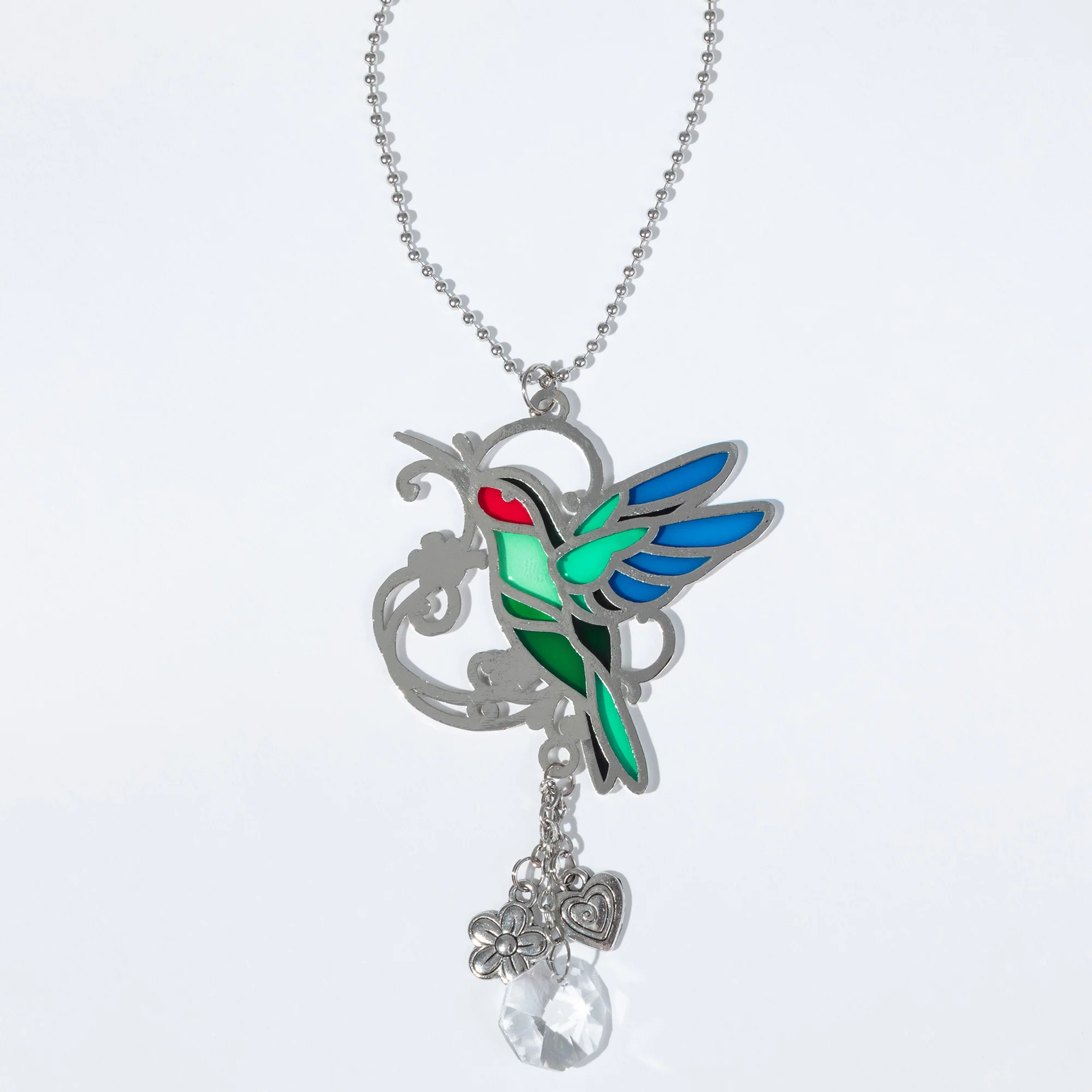 Colorful Animal Sun Catcher Faux Stained Glass Car Charm Decoration - Image 13