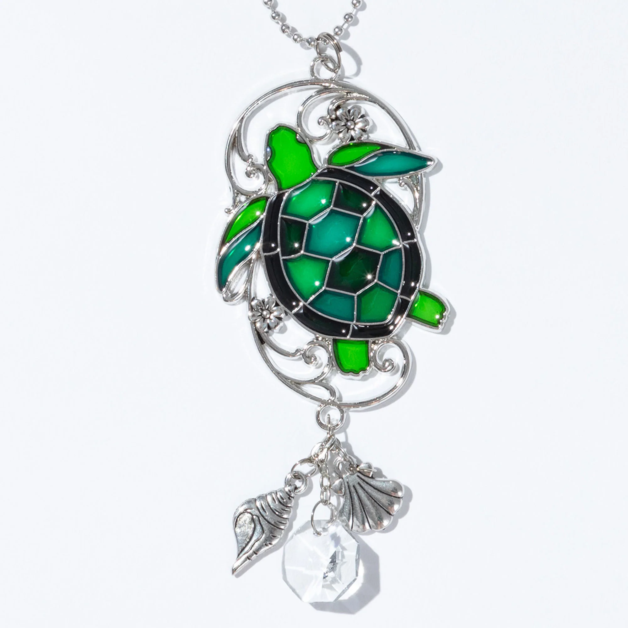 Colorful Animal Sun Catcher Faux Stained Glass Car Charm Decoration - Image 15