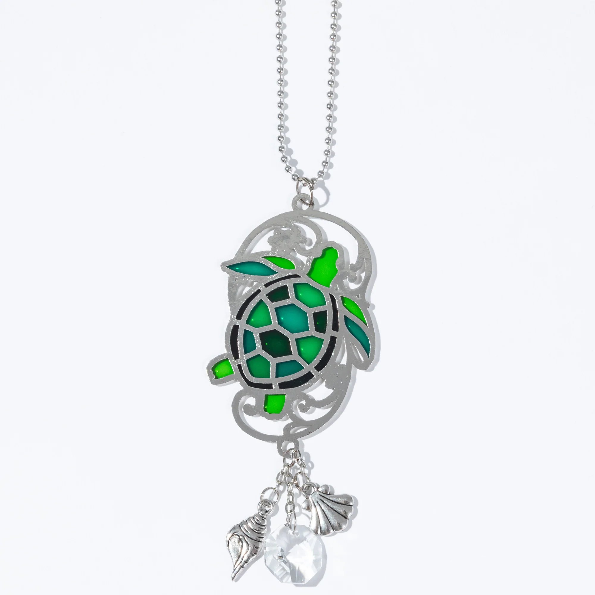 Colorful Animal Sun Catcher Faux Stained Glass Car Charm Decoration - Image 17
