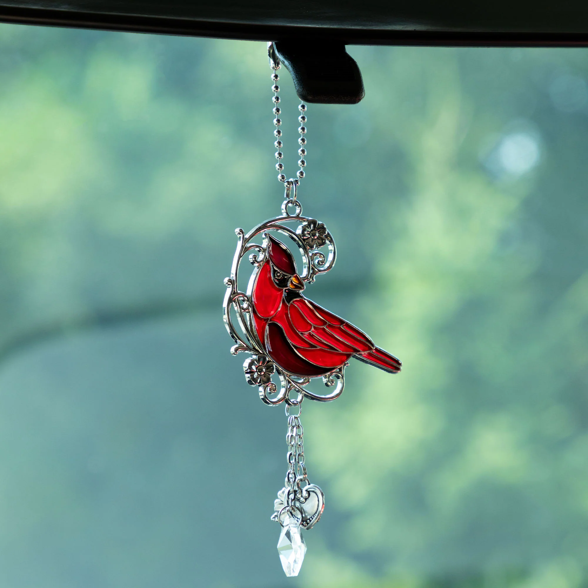 Colorful Animal Sun Catcher Faux Stained Glass Car Charm Decoration - Image 18
