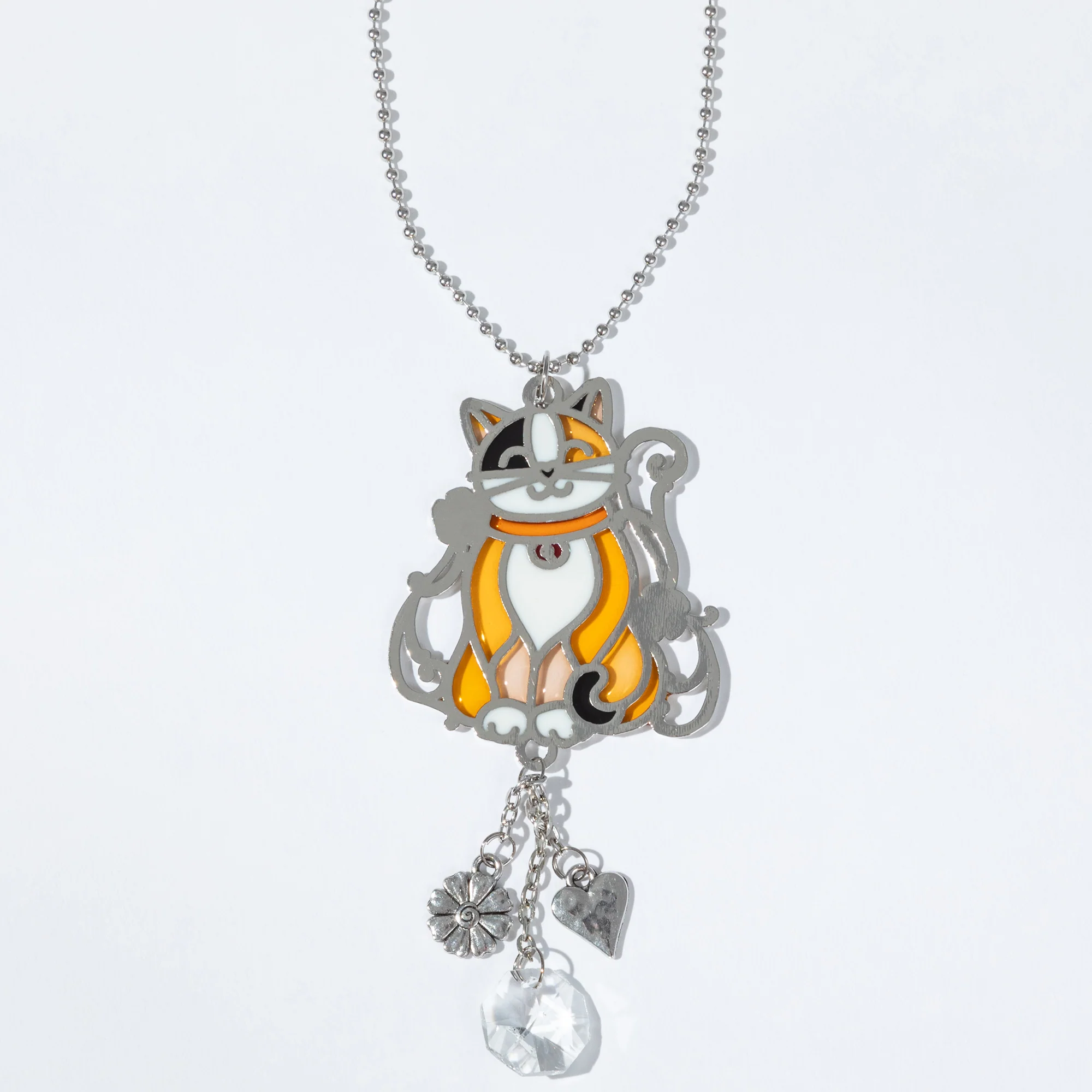 Colorful Animal Sun Catcher Faux Stained Glass Car Charm Decoration - Image 5