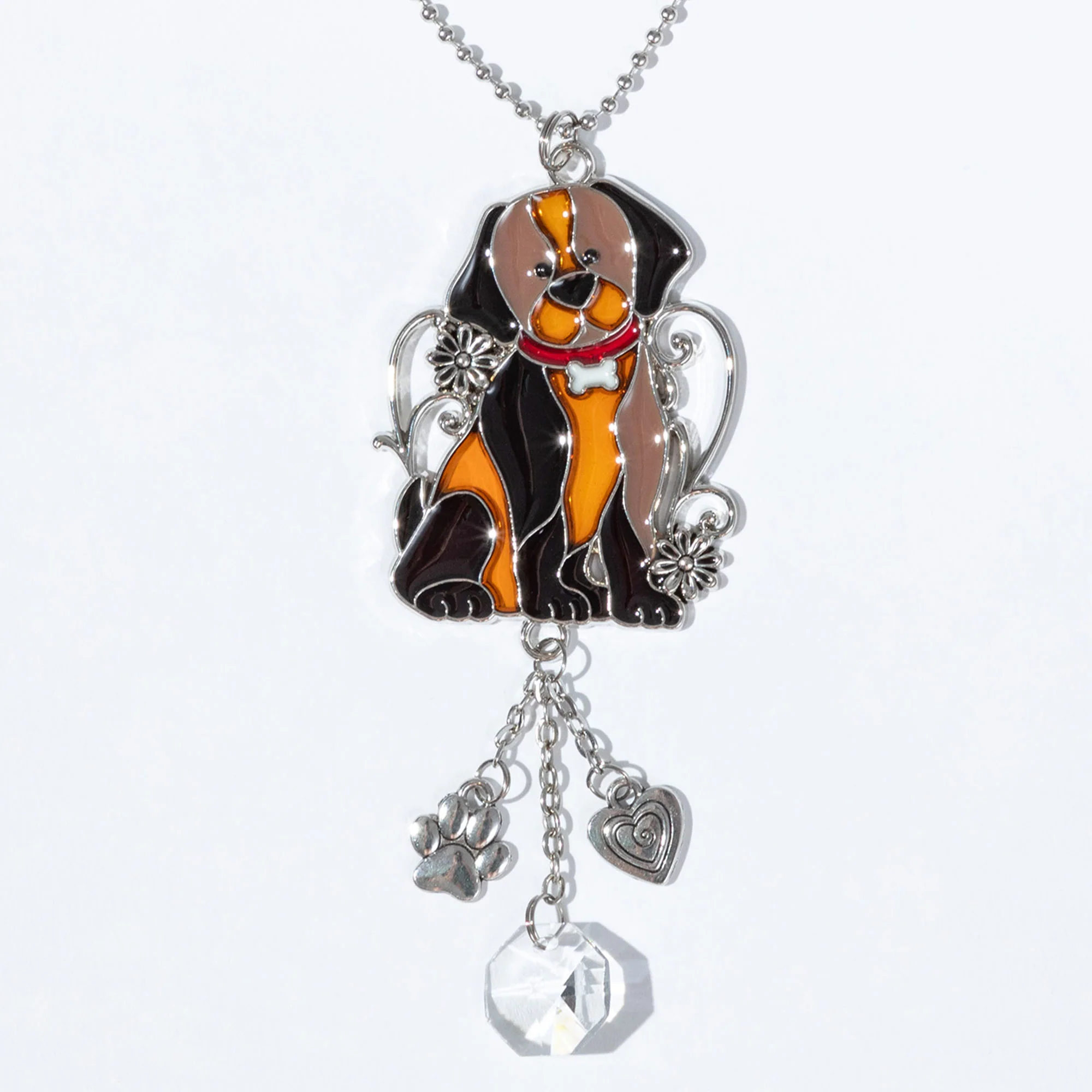 Colorful Animal Sun Catcher Faux Stained Glass Car Charm Decoration - Image 7