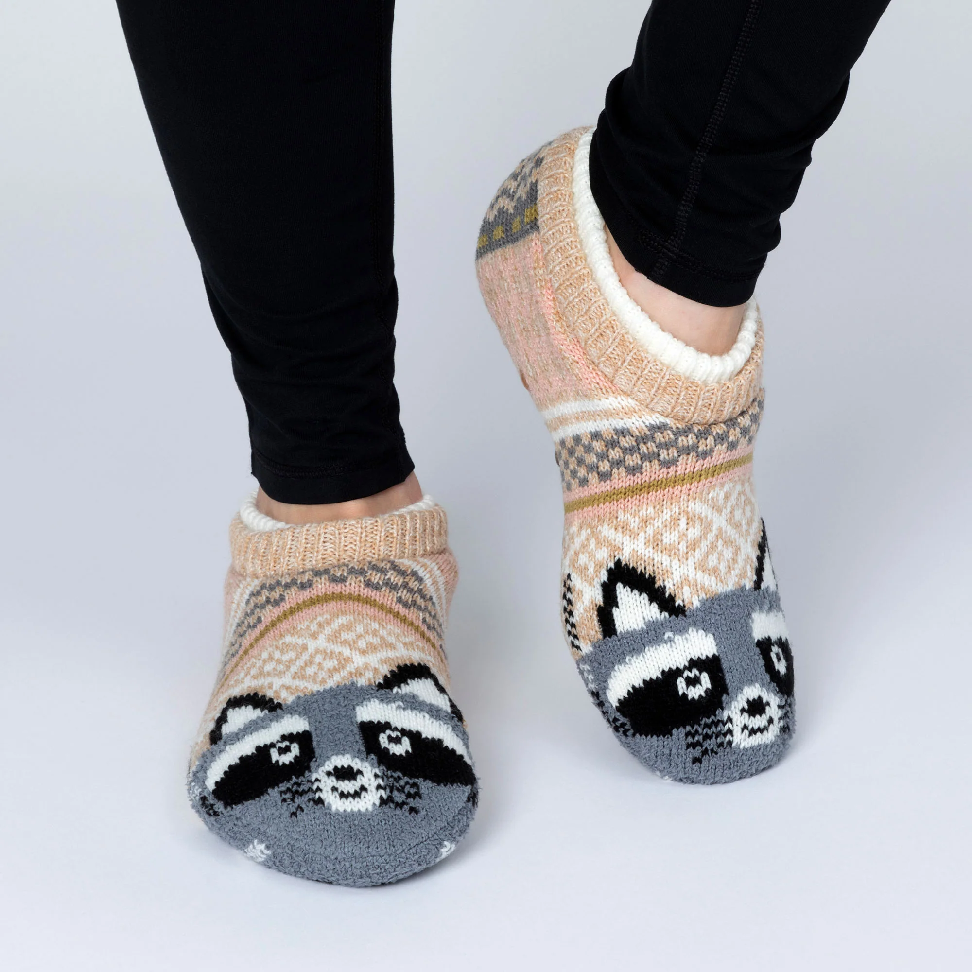 Furry Friends Cuffed Slipper Socks - Image 18