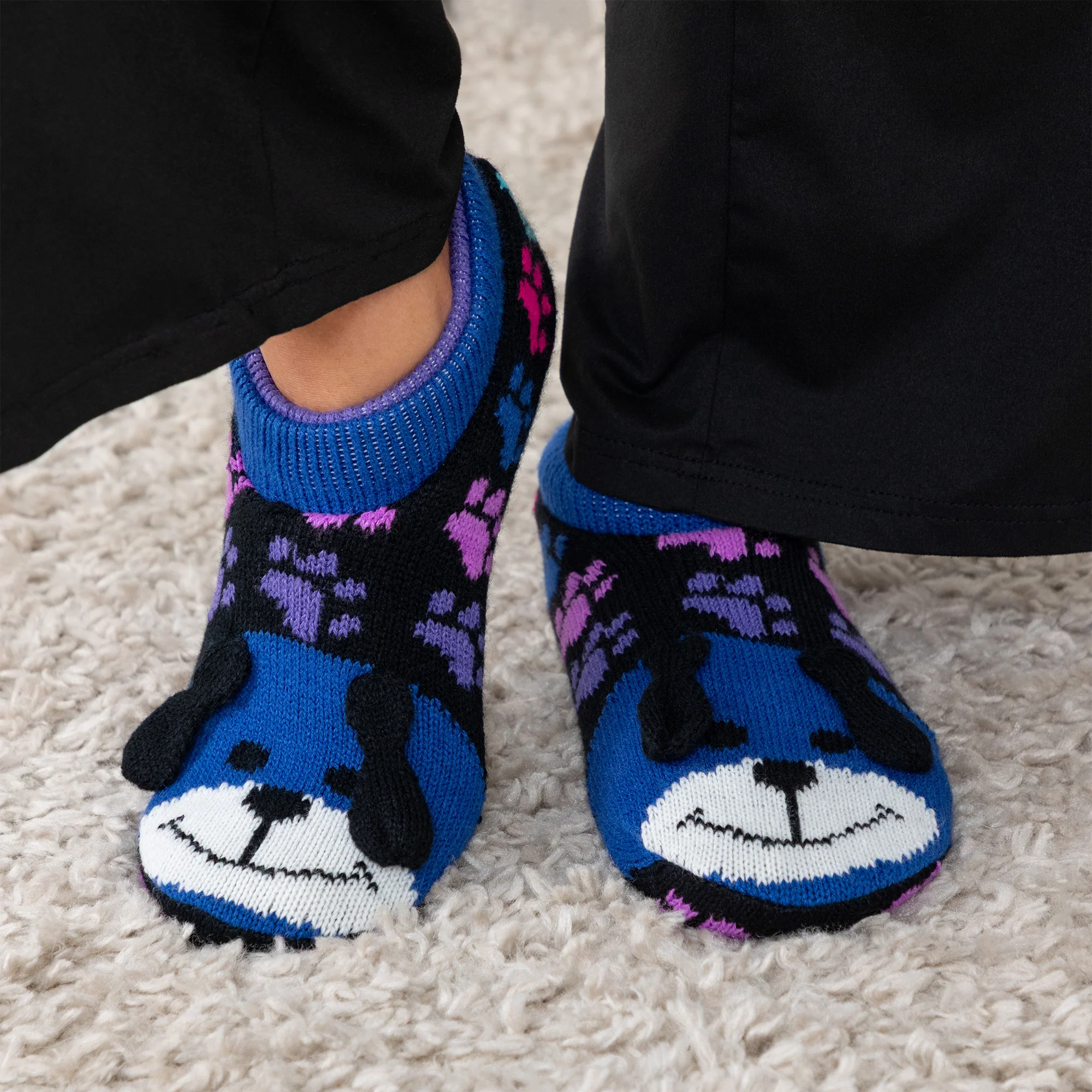 Furry Friends Cuffed Slipper Socks - Image 36