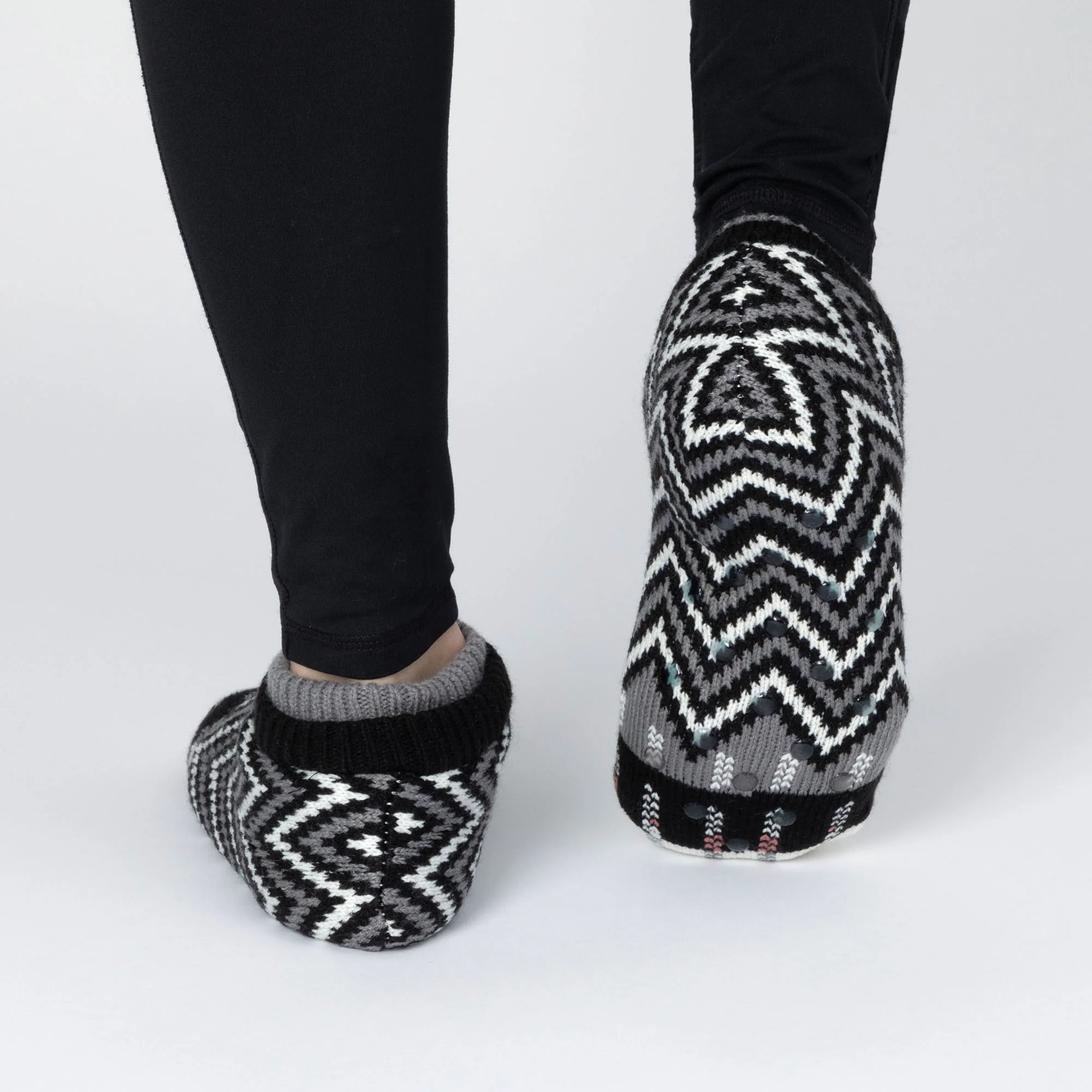 Furry Friends Cuffed Slipper Socks - Image 4