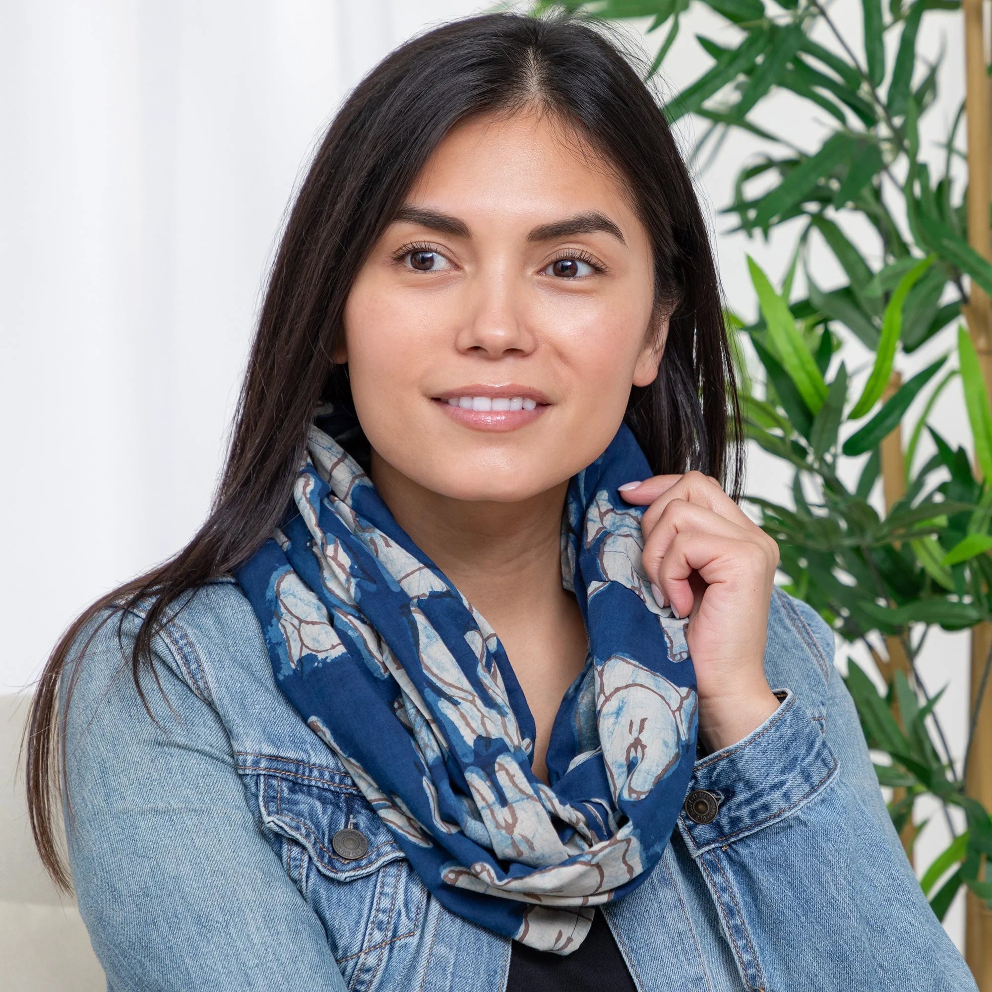 Cascade of Colors Infinity Scarf | Fair Trade - Image 2