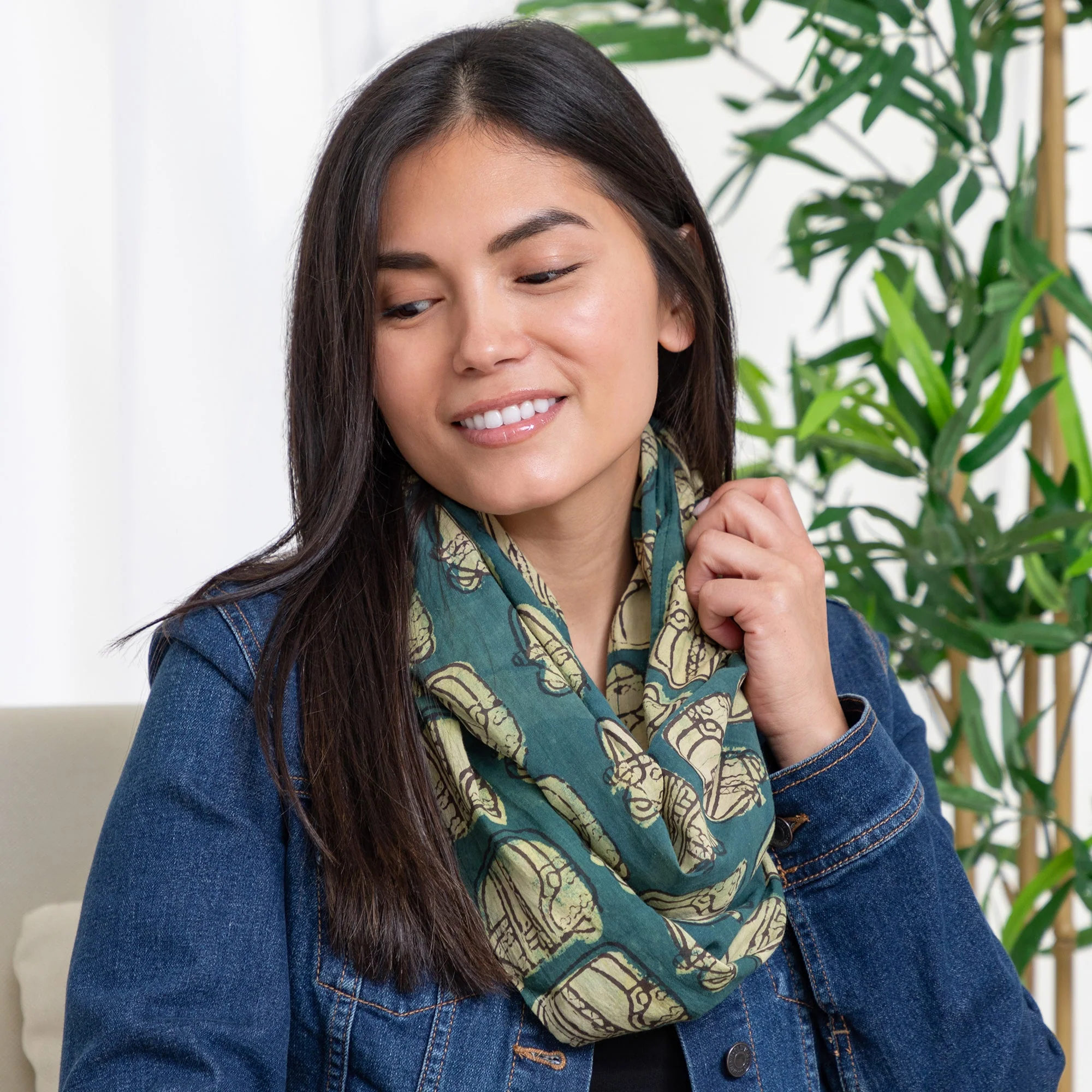 Cascade of Colors Infinity Scarf | Fair Trade - Image 5