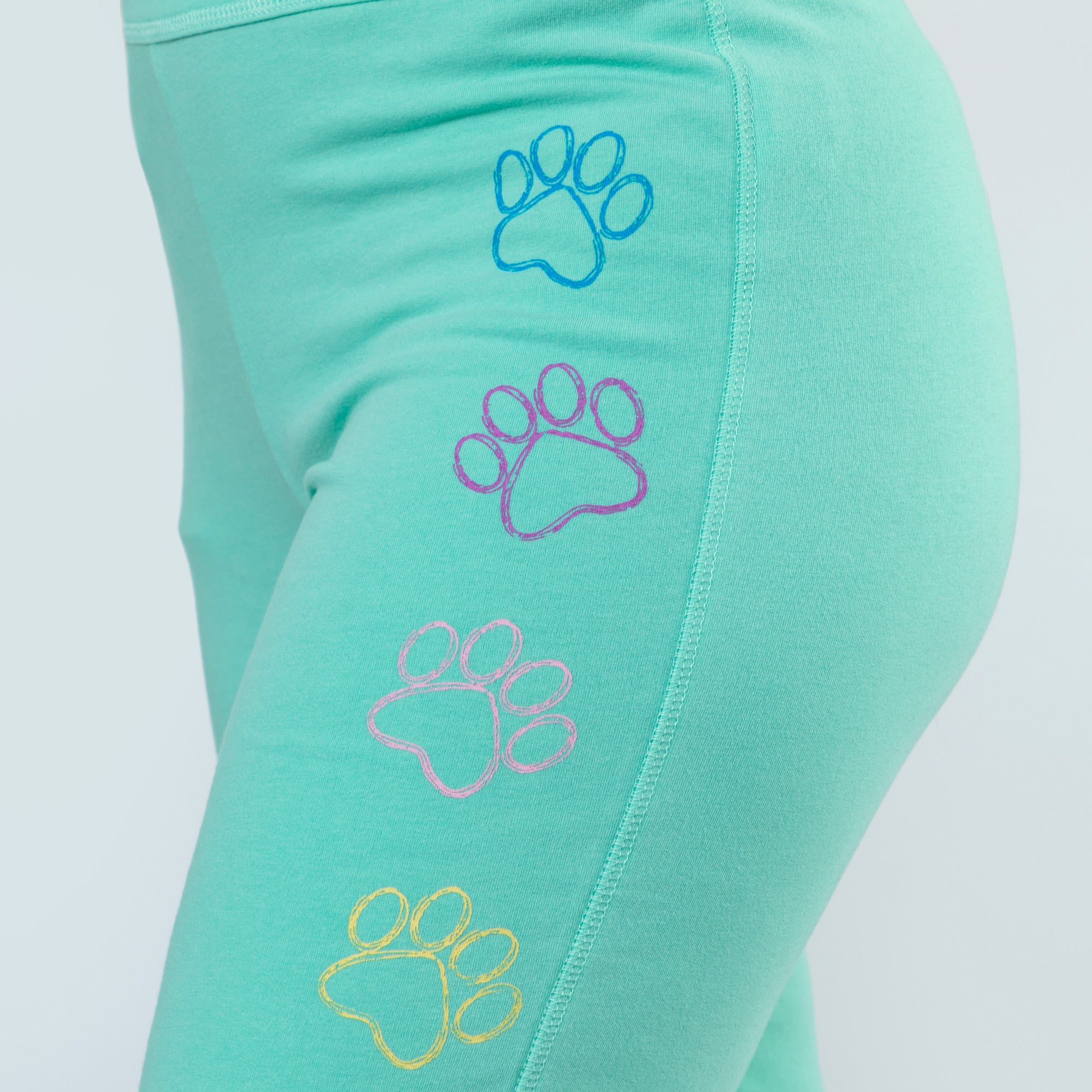 Walking Paw Yoga Pants with Zipper Pocket - Image 3
