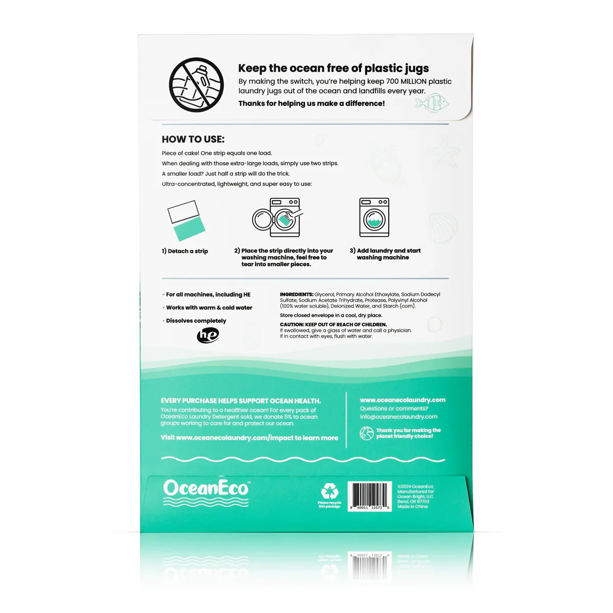 OceanEco&trade; Earth-Friendly Laundry Detergent Strips - Image 8
