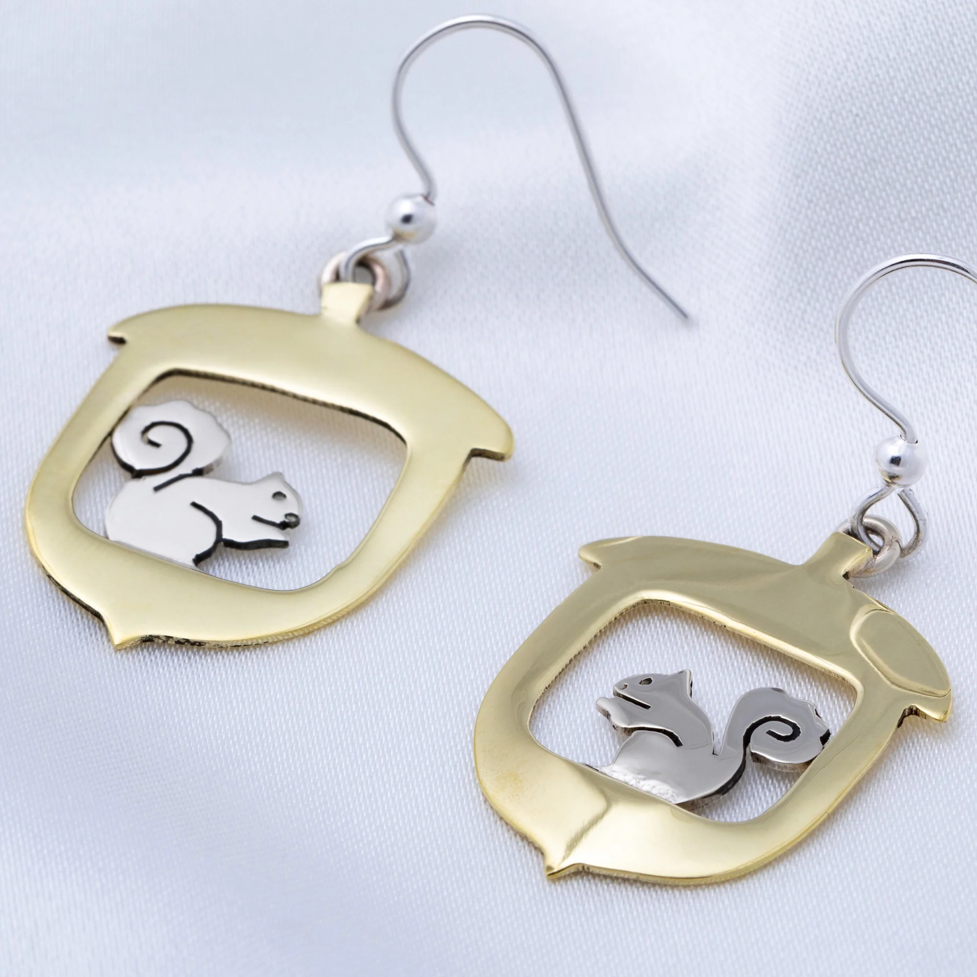 Go Nuts Squirrel & Acorn Earrings - Image 3