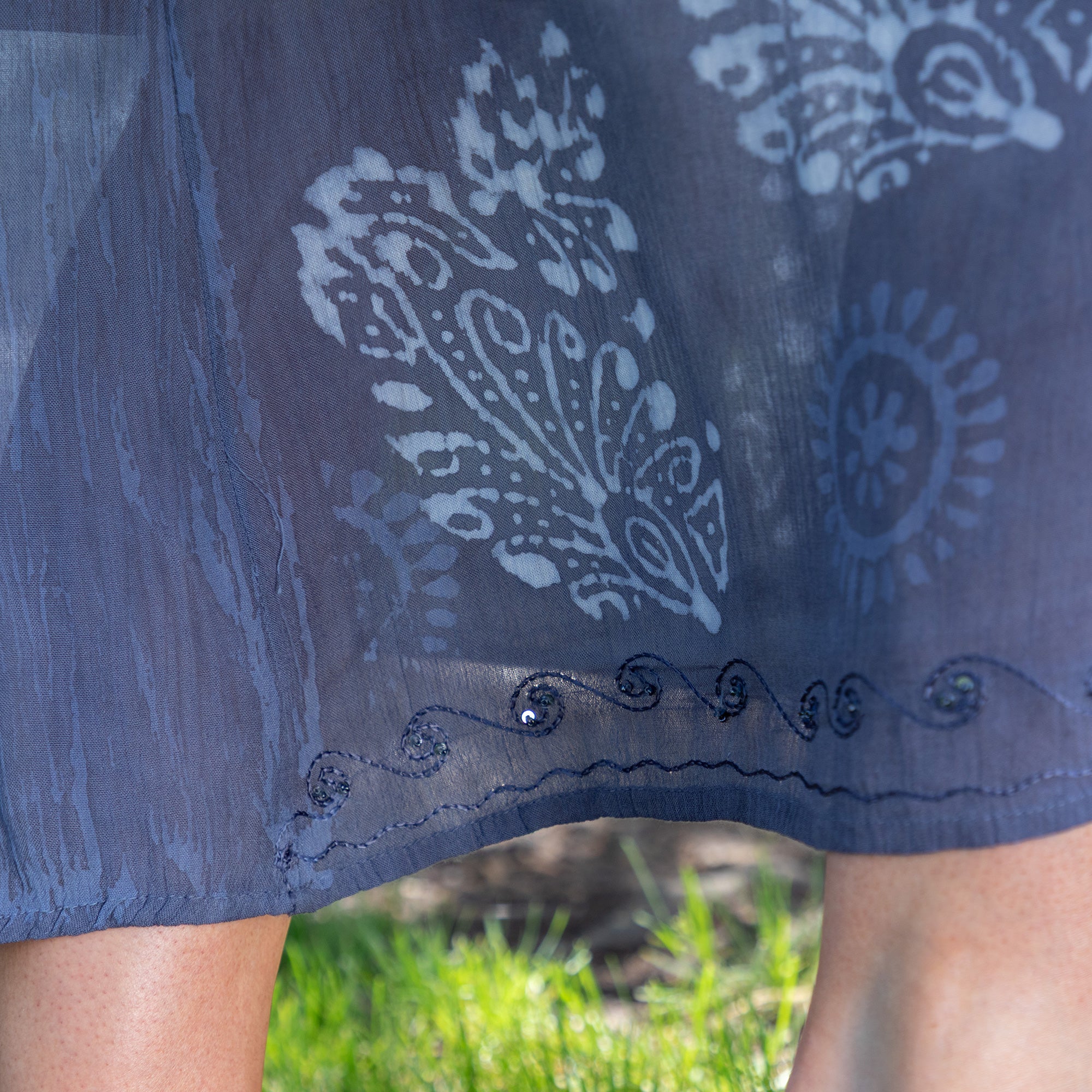 Paisley & Swirls Cap Sleeve Dress - Image 14