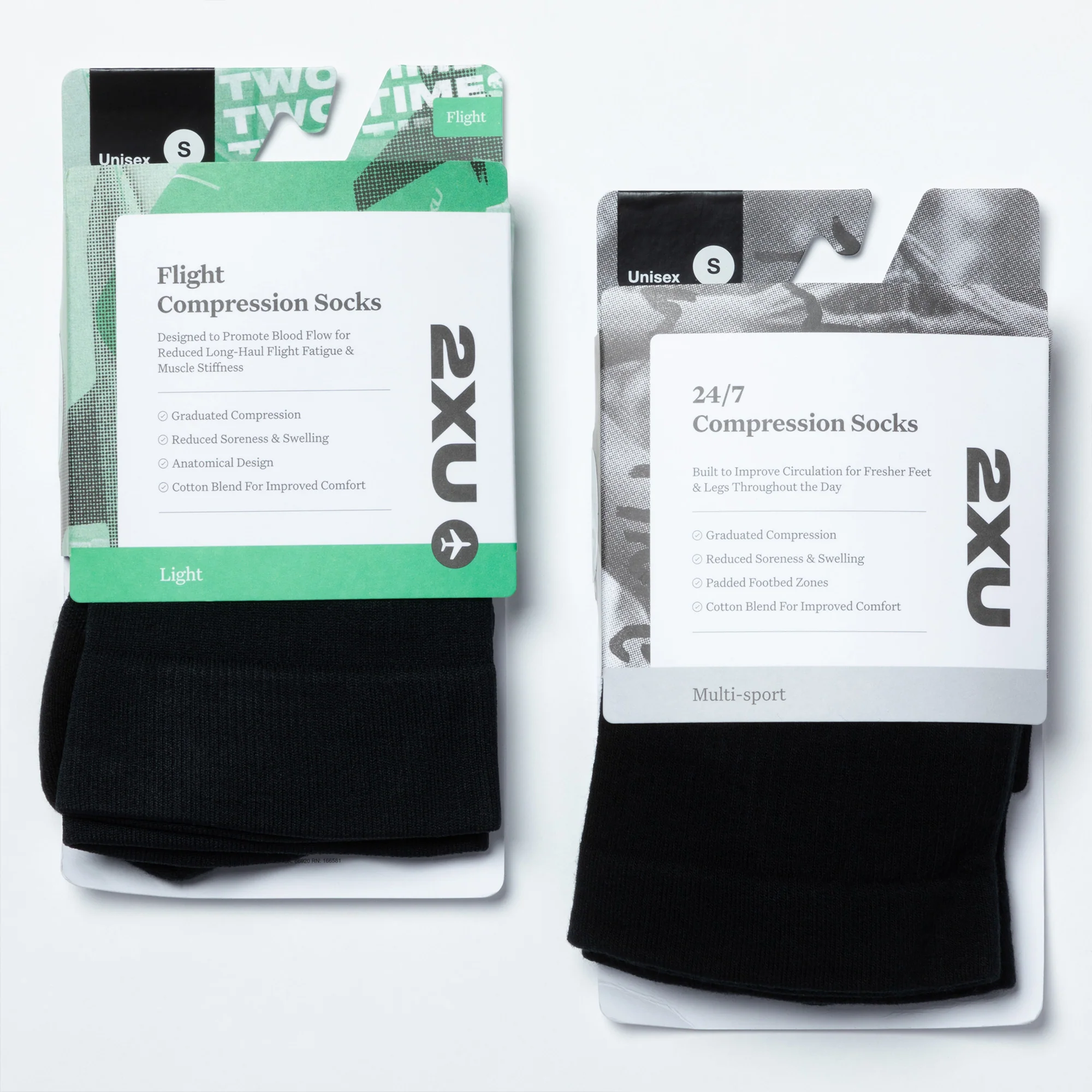 2XU Unisex Compression Socks - Image 2