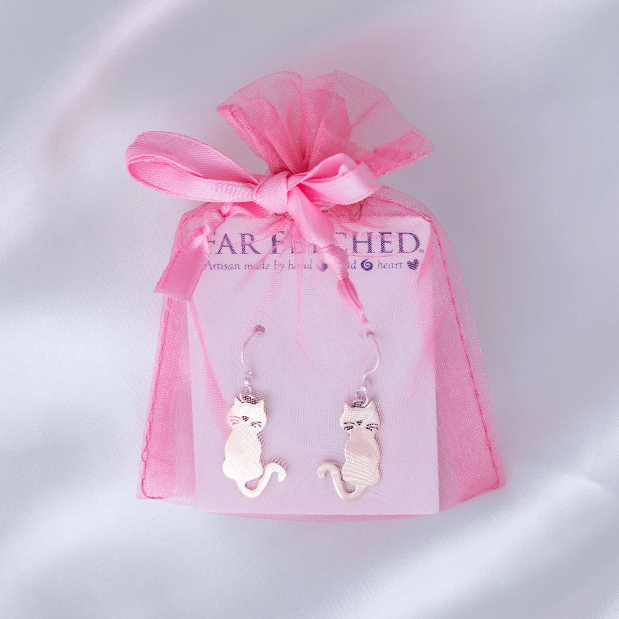 Sweet Whiskers Cat Earrings - Image 3