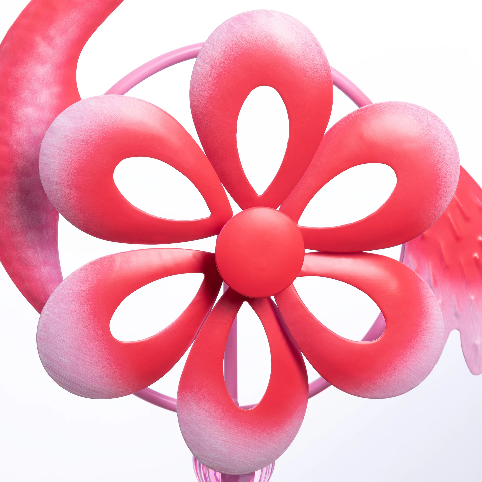 Pretty in Pink Spinning Flamingo Garden Stake - Image 4