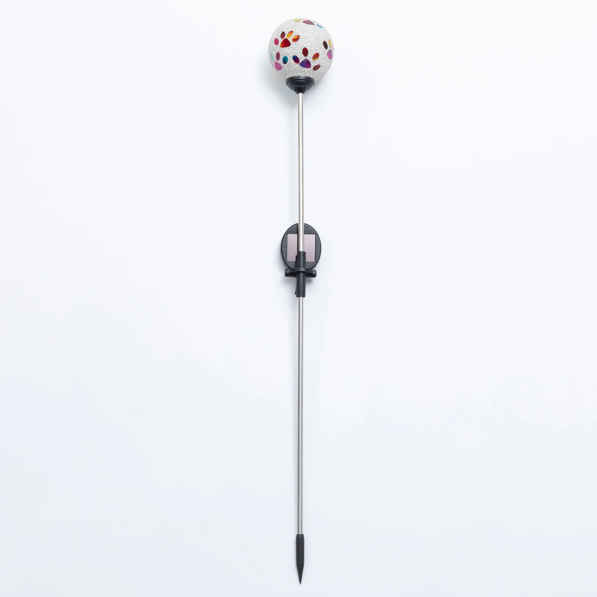 Multicolor Paws Beaded Solar Garden Stake - Image 8