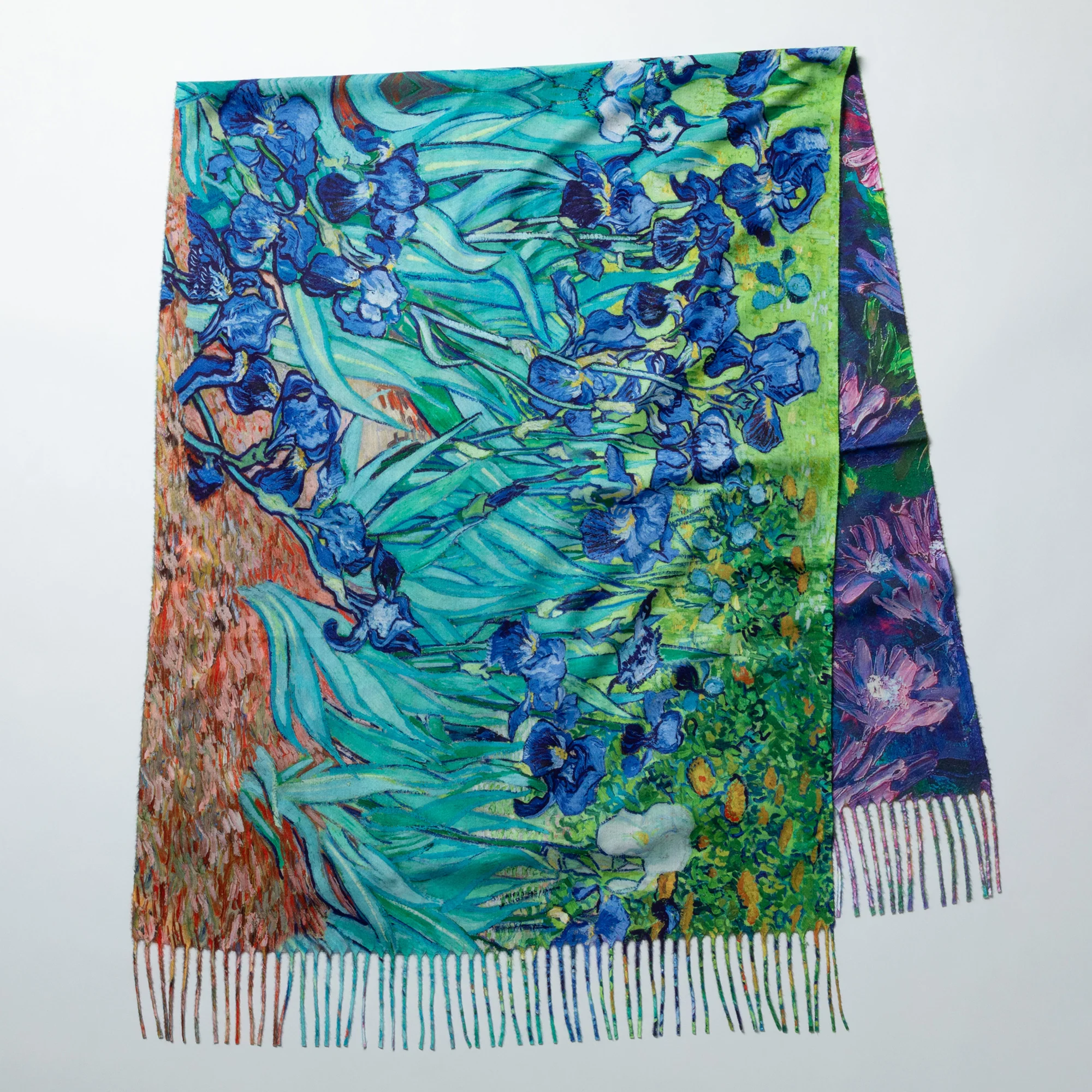 Museum Collection Artistic Double Sided Print Scarf - Image 11