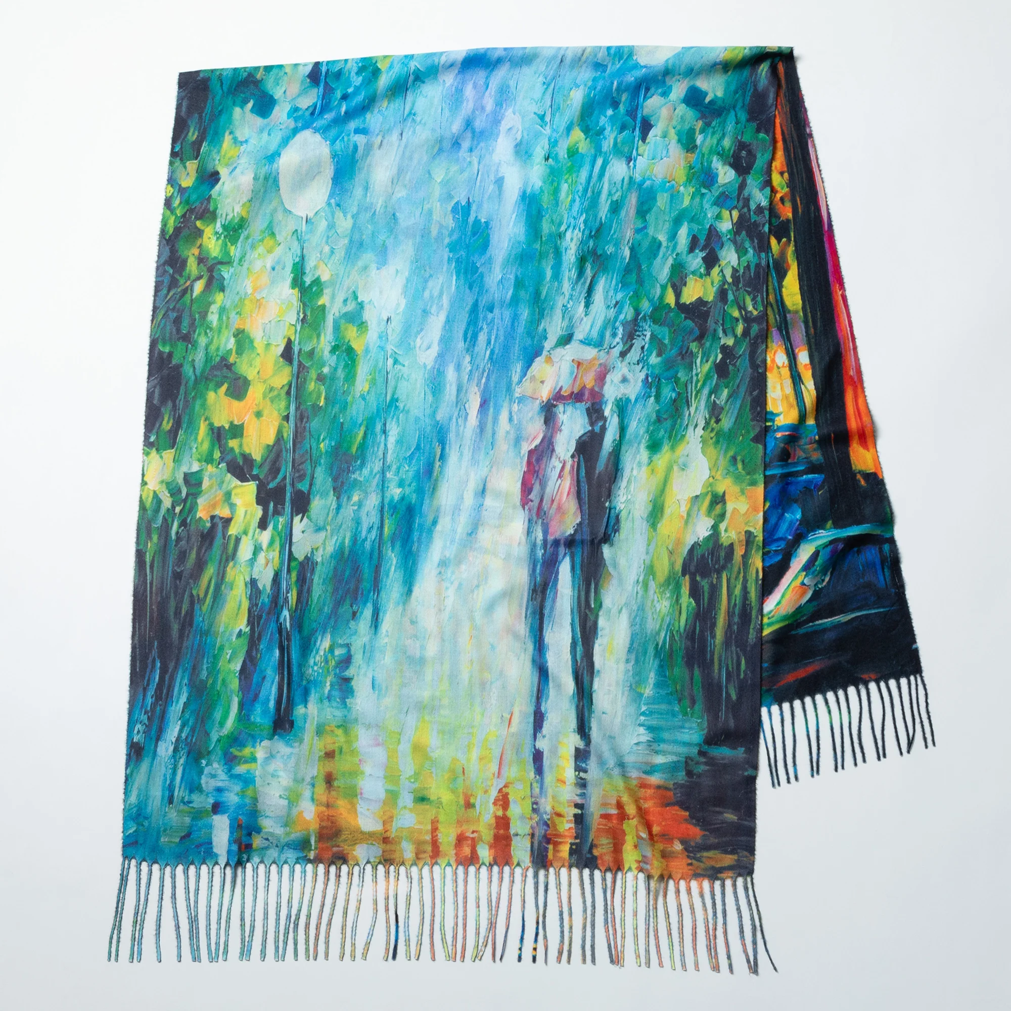Museum Collection Artistic Double Sided Print Scarf - Image 2