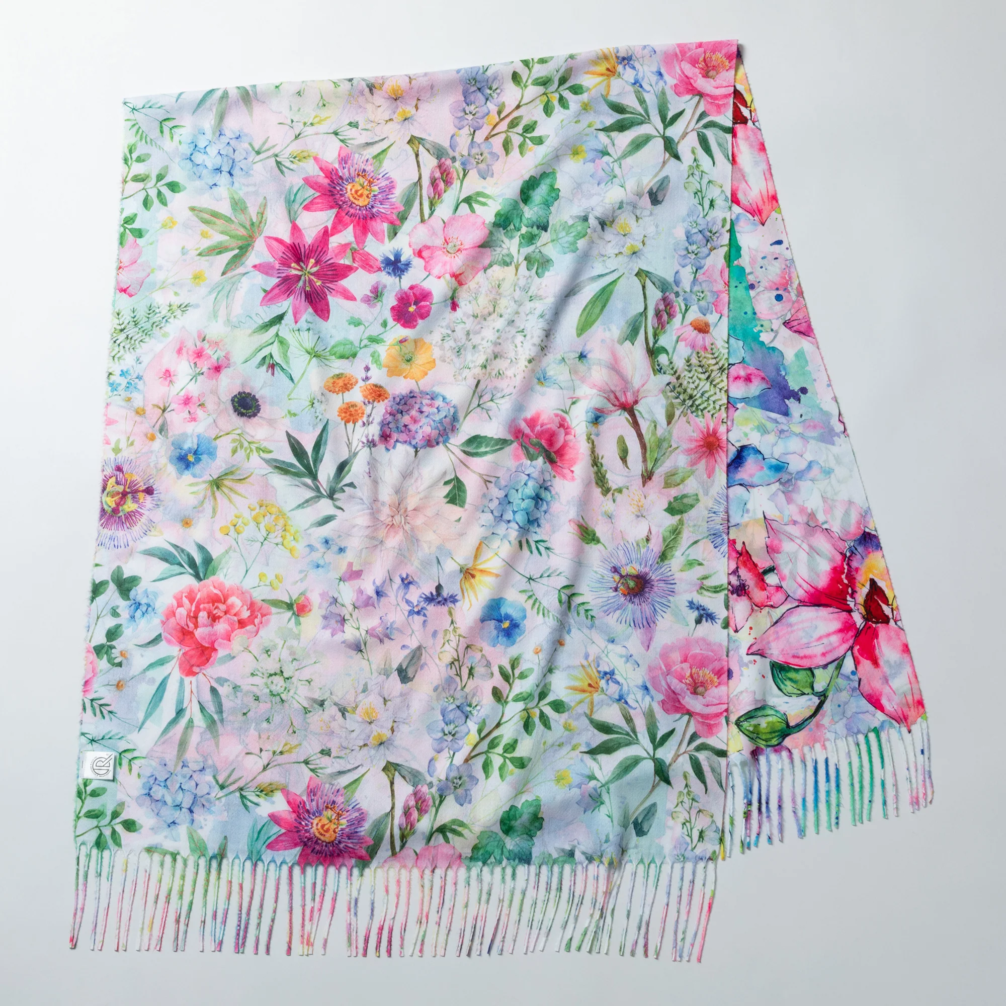 Museum Collection Artistic Double Sided Print Scarf - Image 20