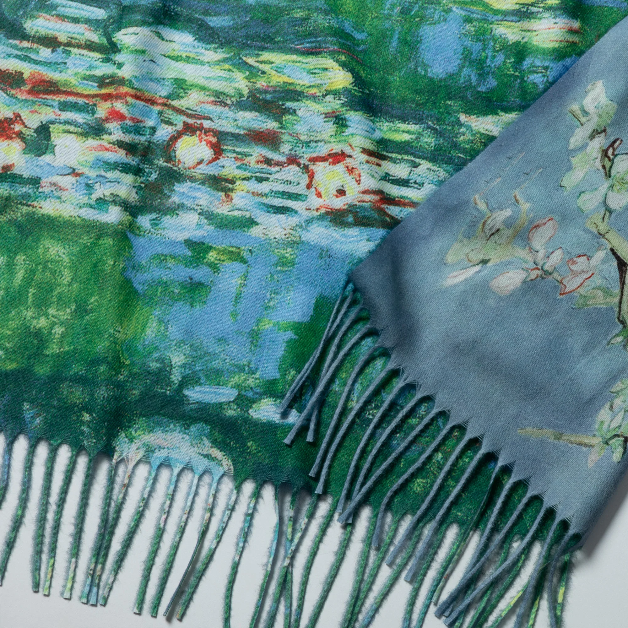 Museum Collection Artistic Double Sided Print Scarf - Image 8