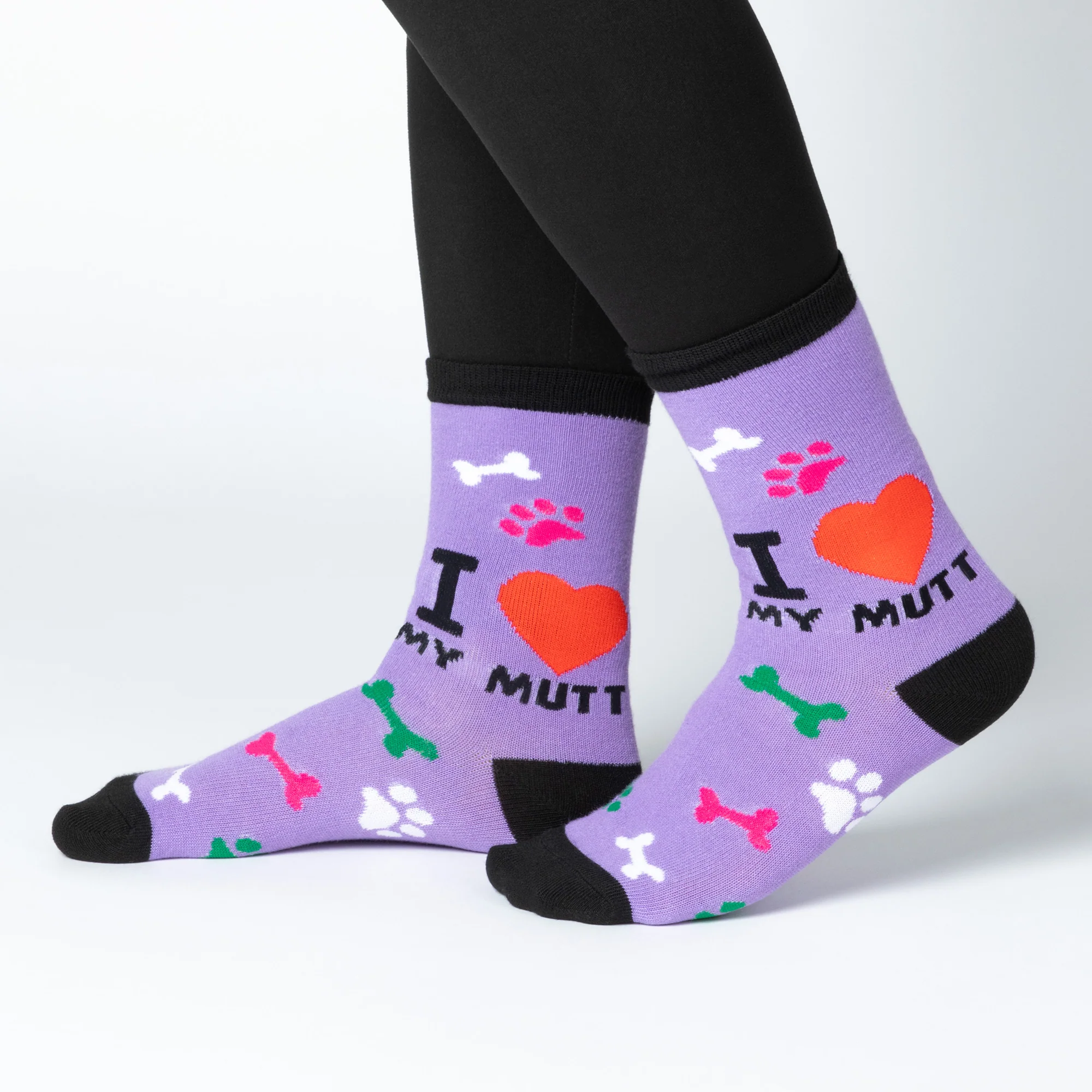 Foozys&reg; Women's Crew Socks - Set of 2 Pairs - Image 3
