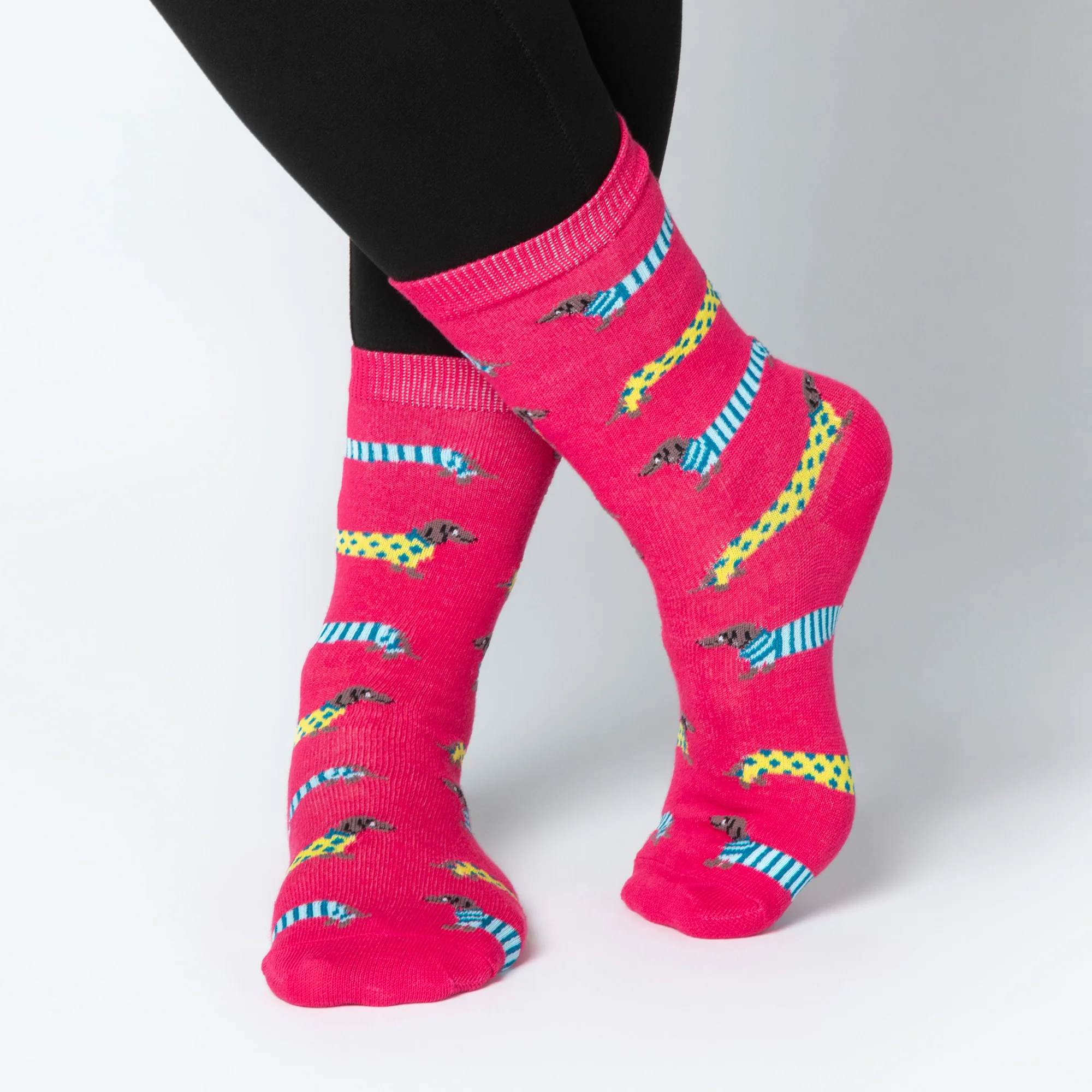 Foozys&reg; Women's Crew Socks - Set of 2 Pairs - Image 5