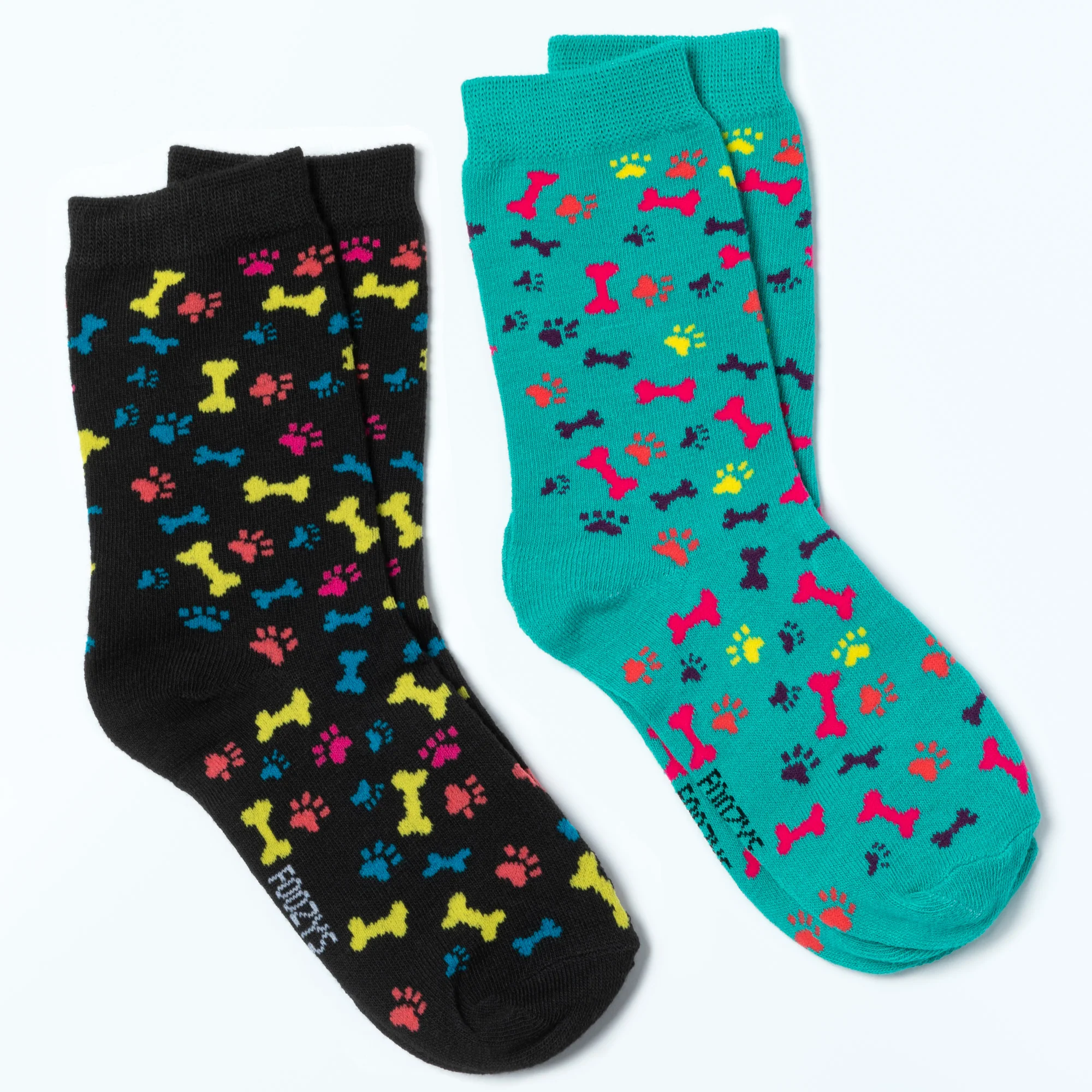 Foozys&reg; Women's Crew Socks - Set of 2 Pairs - Image 8
