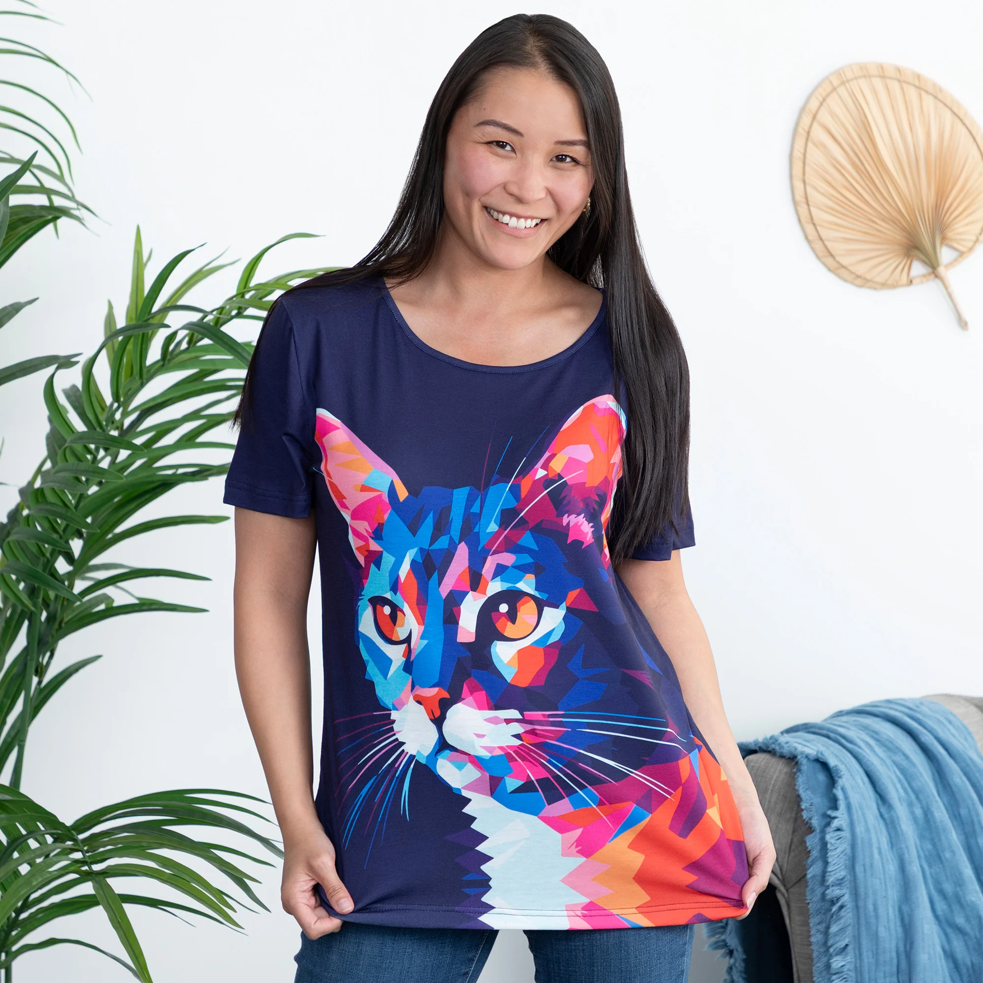 Prism Cat Tee - Image 4