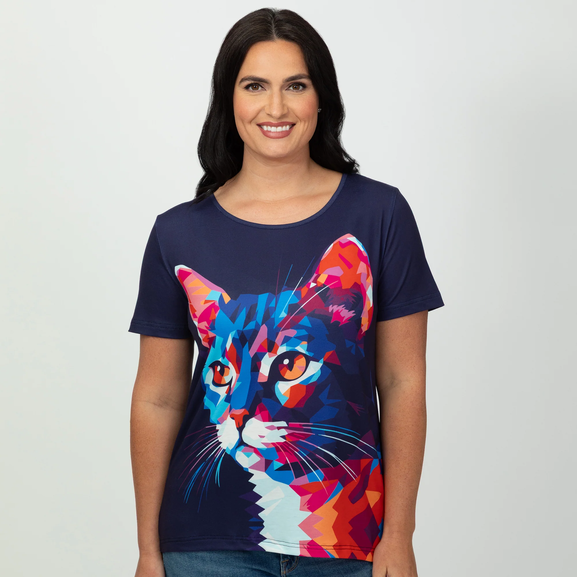 Prism Cat Tee - Image 5